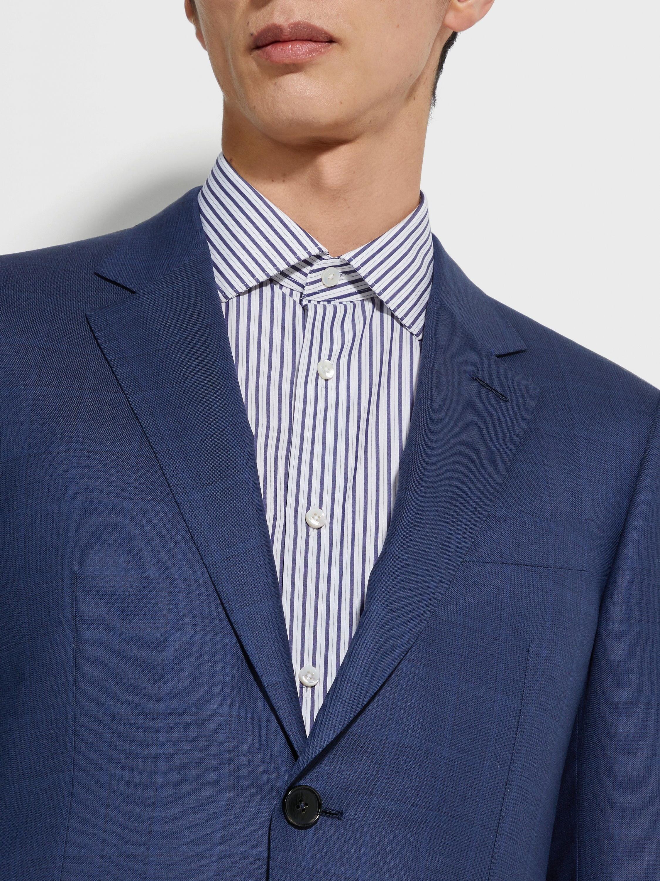 UTILITY BLUE CENTOVENTIMILA WOOL SUIT - 3