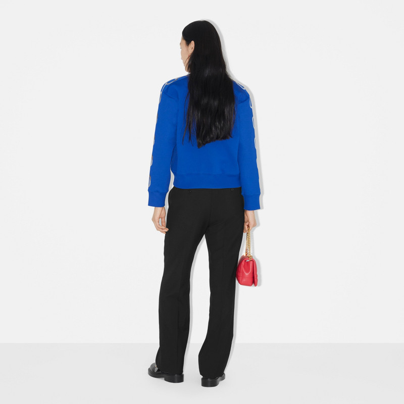 Chain Print Viscose Blend Bomber Jacket 4
