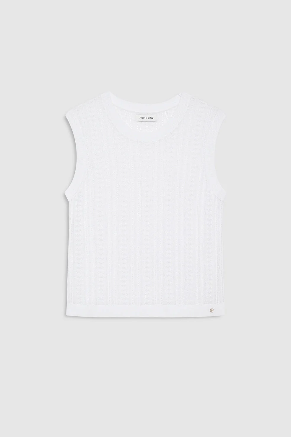 Moni Crop Tank - White - 1
