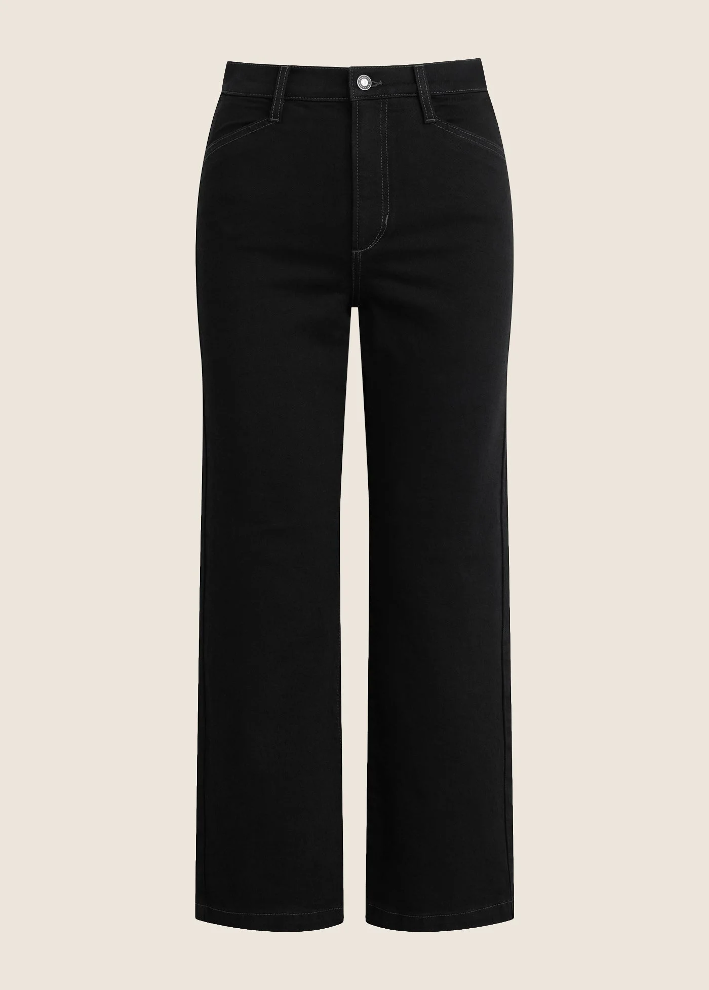 THE RUBY MID RISE WIDE LEG STRAIGHT - 1