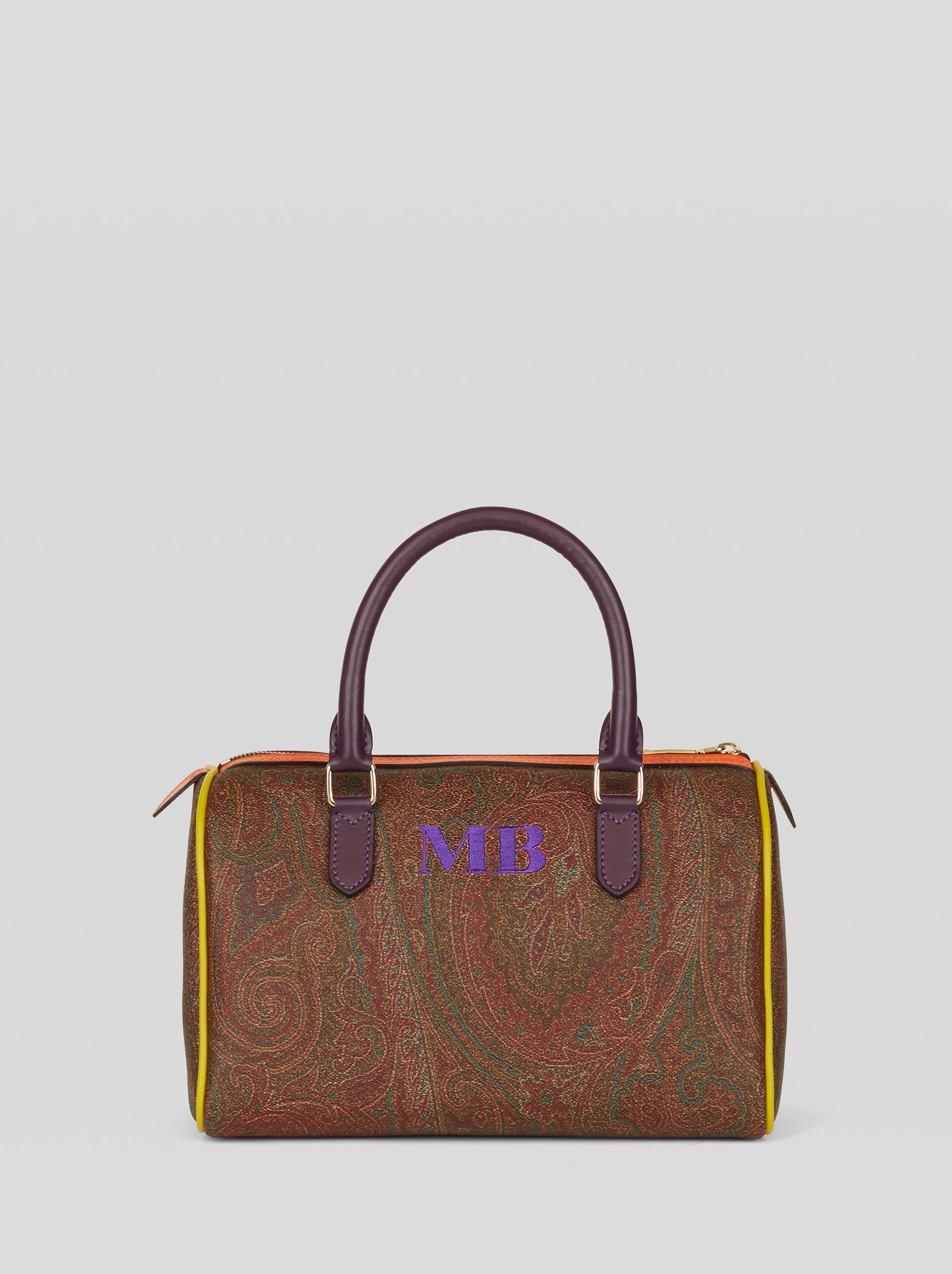 PAISLEY BOWLING BAG WITH MULTI-COLOUR INSERTS - 3