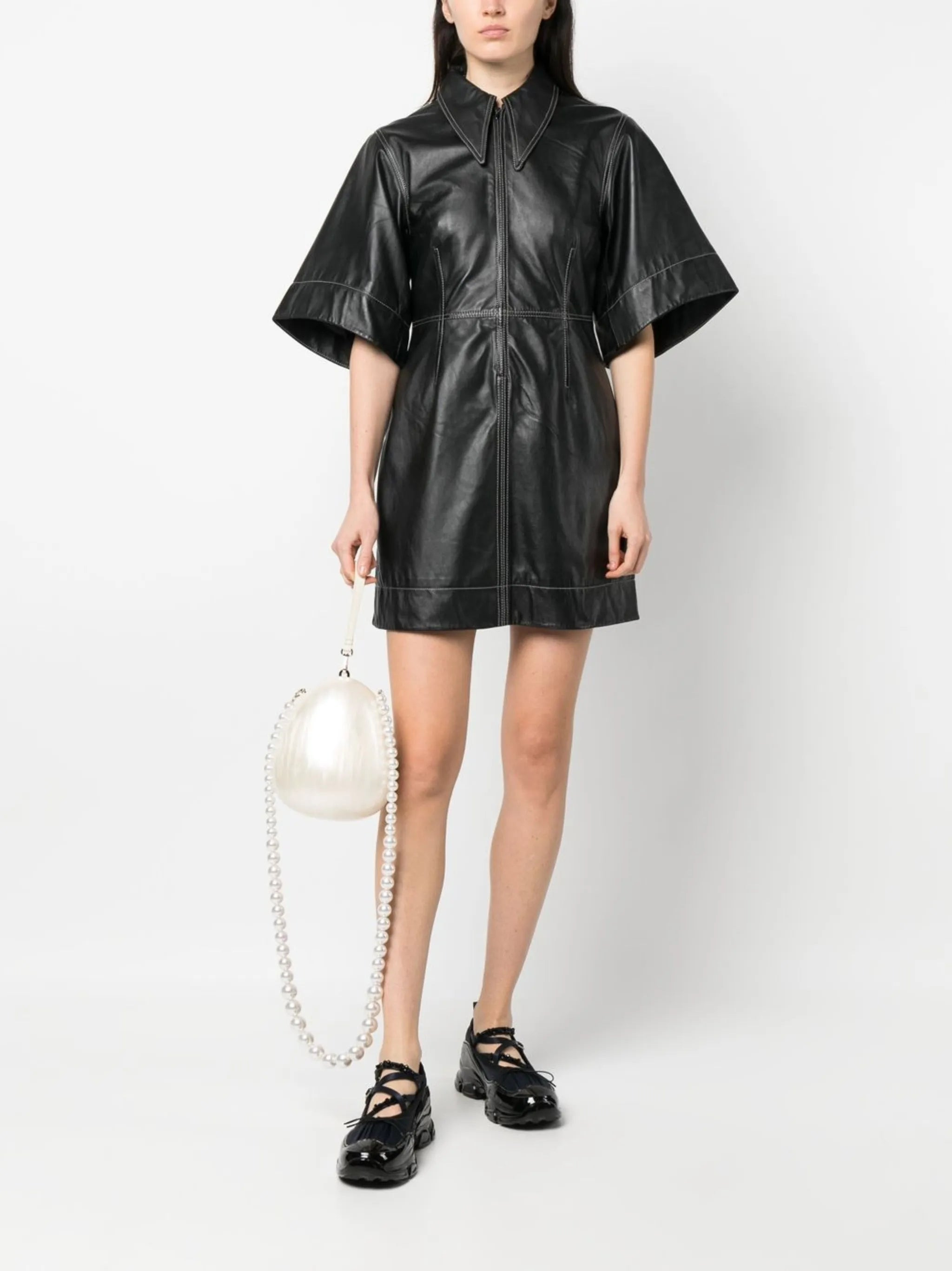 Simone Rocha Egg Faux Pearl Tote Bag - 3