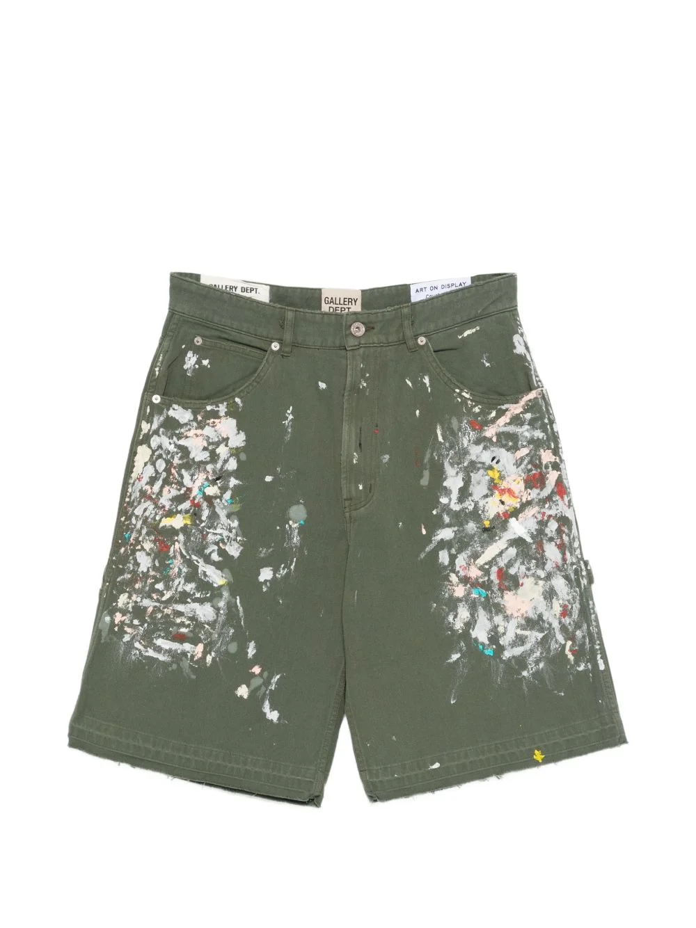 splatter-effect shorts - 1