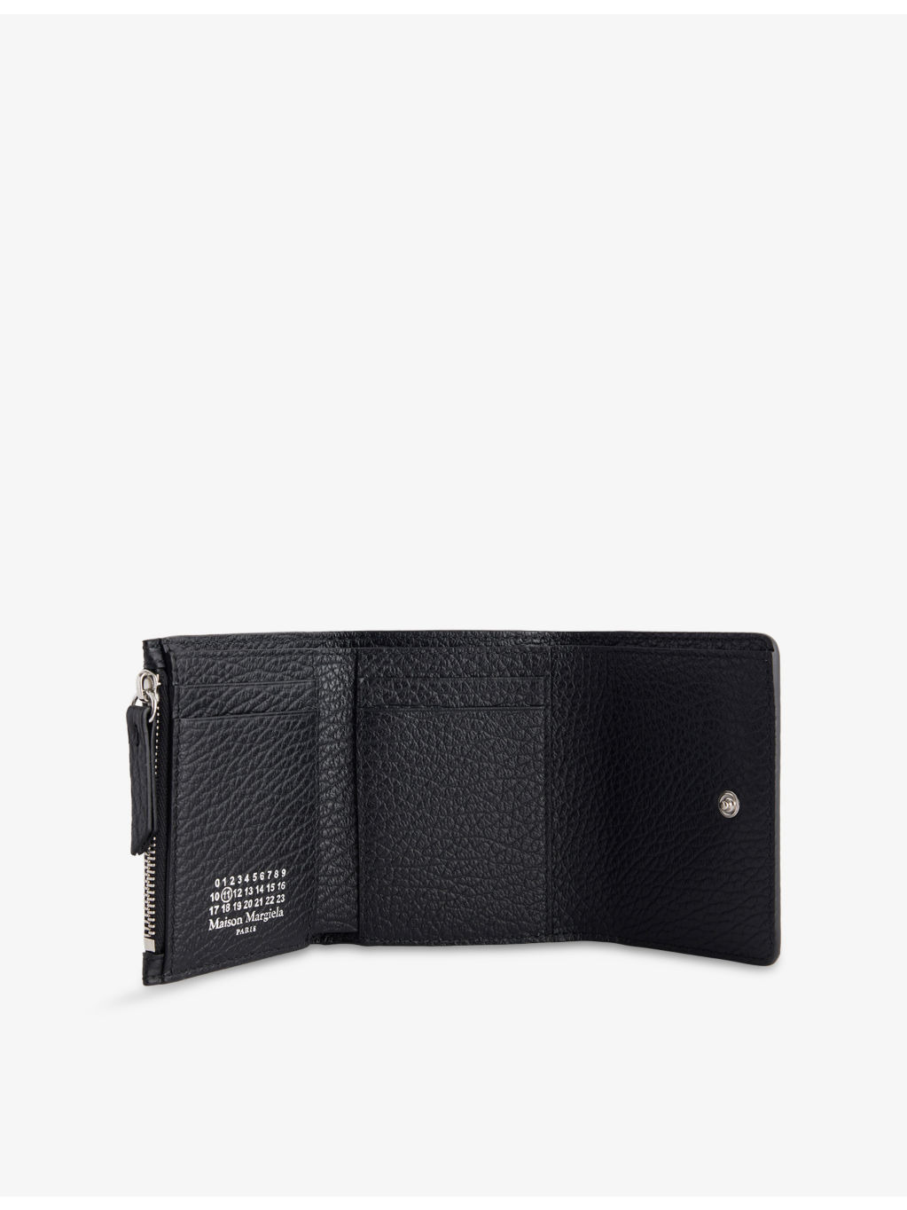 Four-Stitch Leather Trifold Wallet - 4