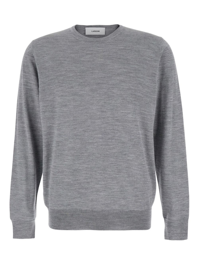 knitted crew-neck jumper 1
