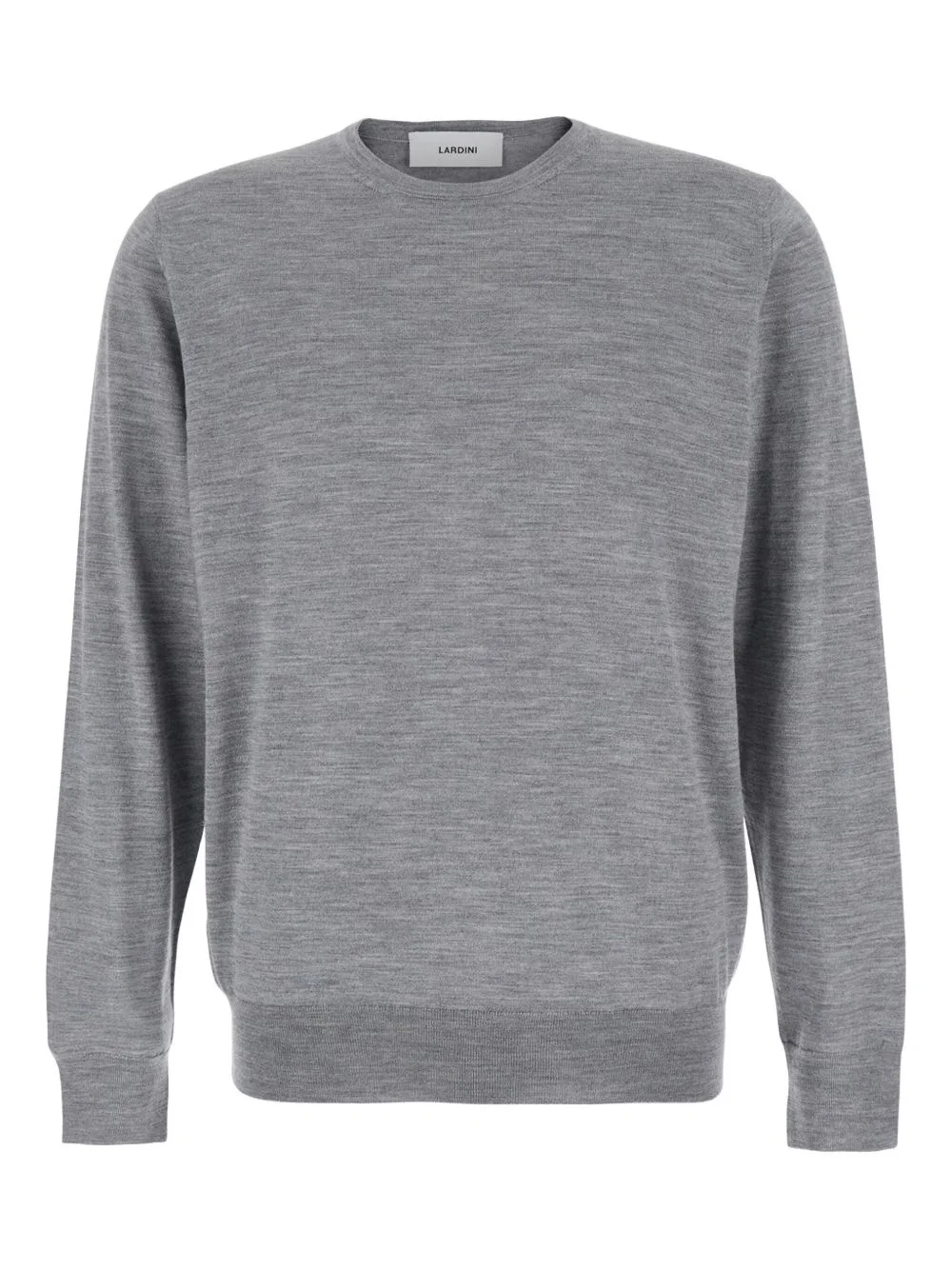 knitted crew-neck jumper - 1