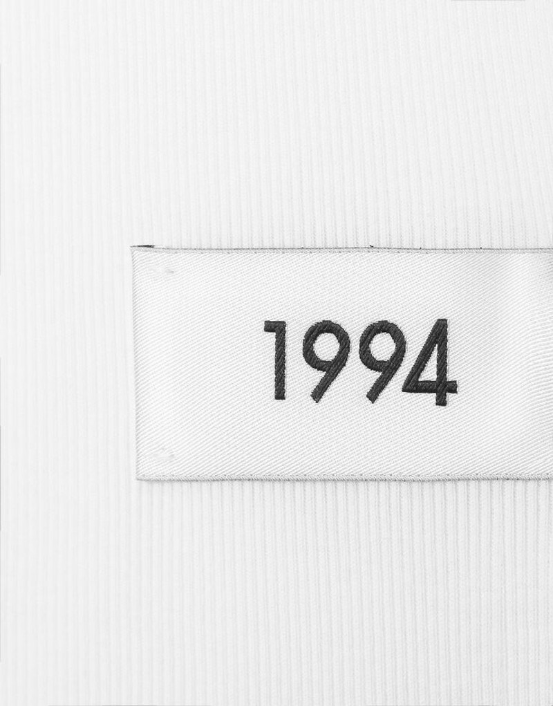 Fine-rib cotton tank top with the Re-Edition label 4