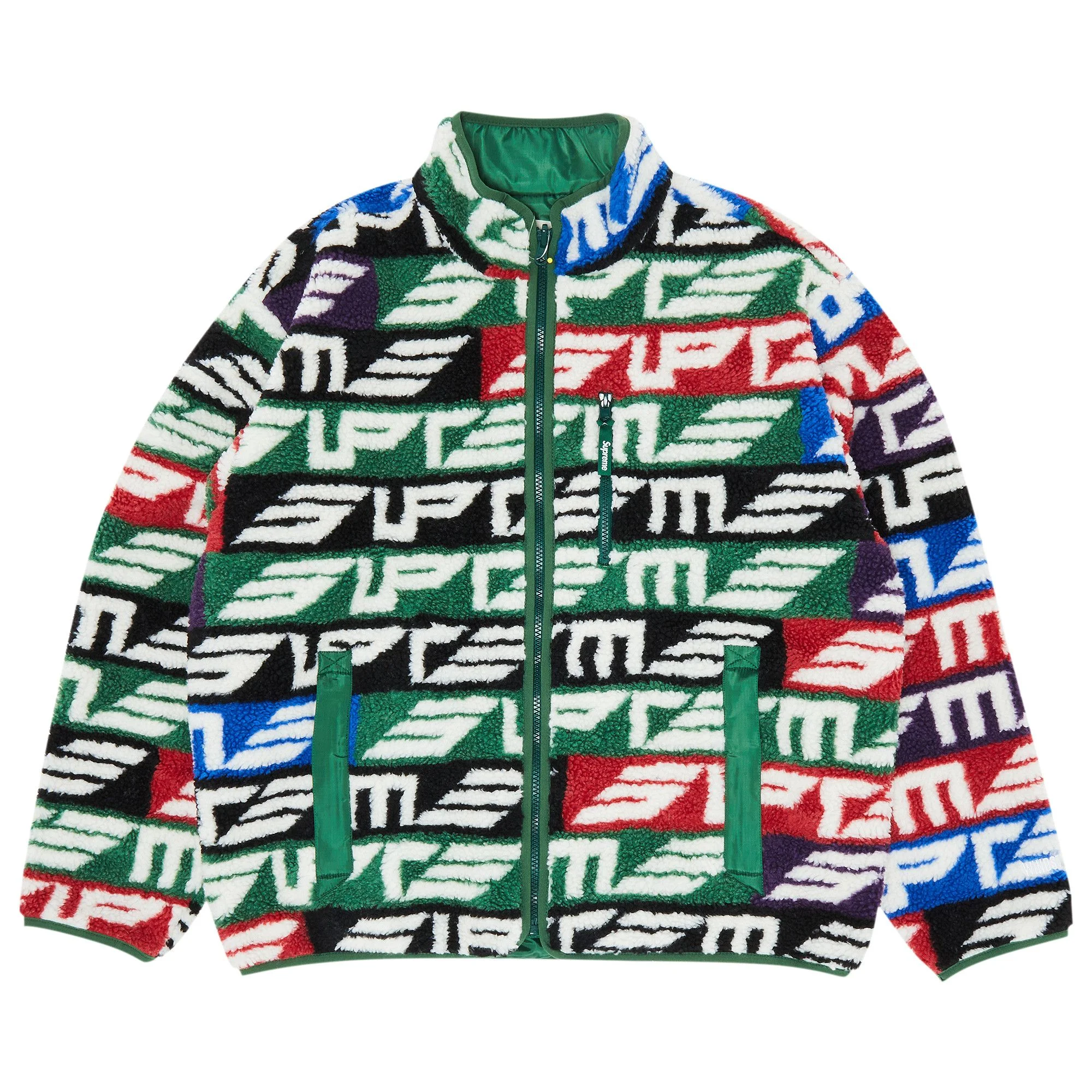 Supreme Geo Reversible WINDSTOPPER Fleece Jacket 'Multicolor' - 1