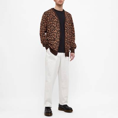 WACKO MARIA Wacko Maria Leopard Jacquard Cardigan outlook