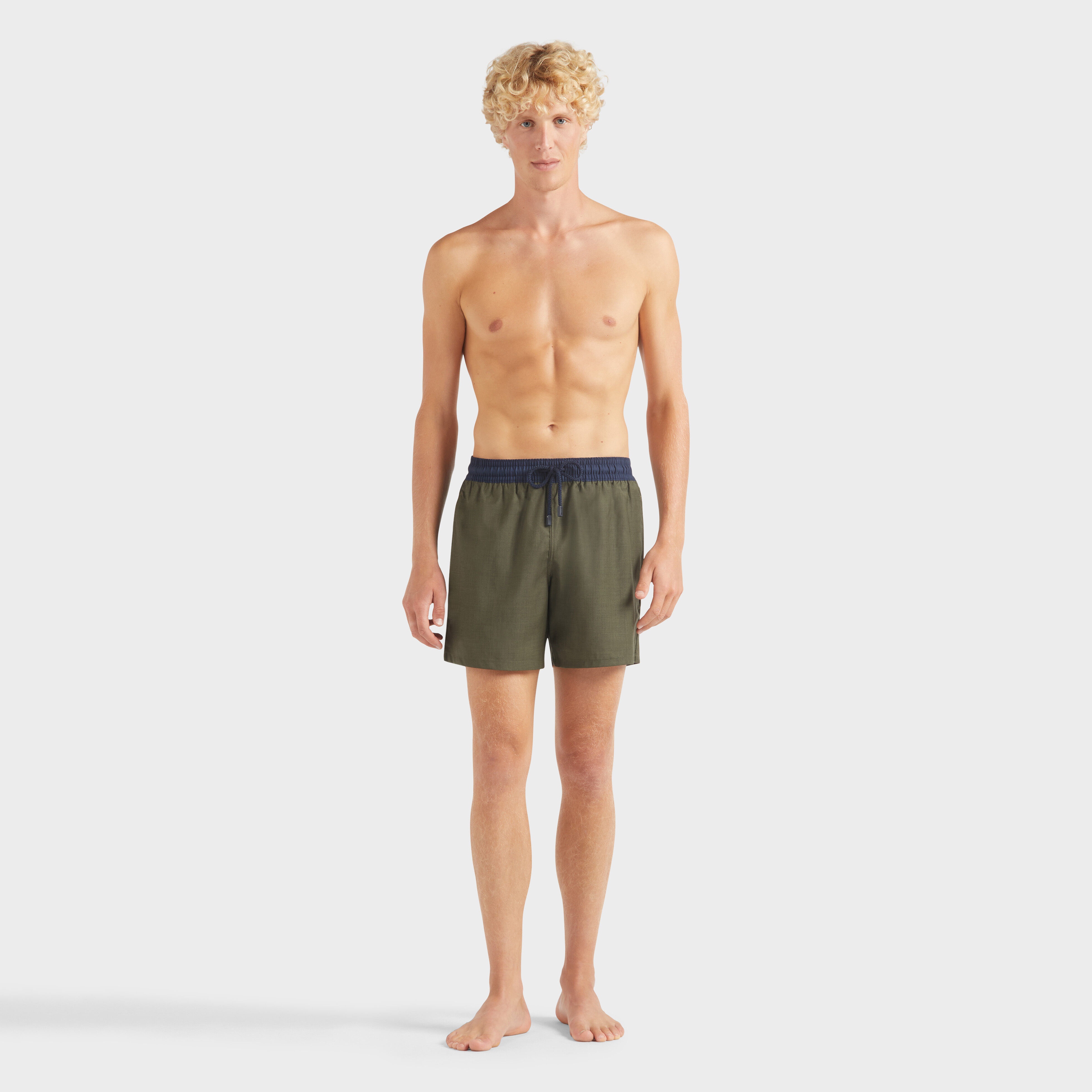 Men Merinos Wool Swim Trunks Bicolore - 3