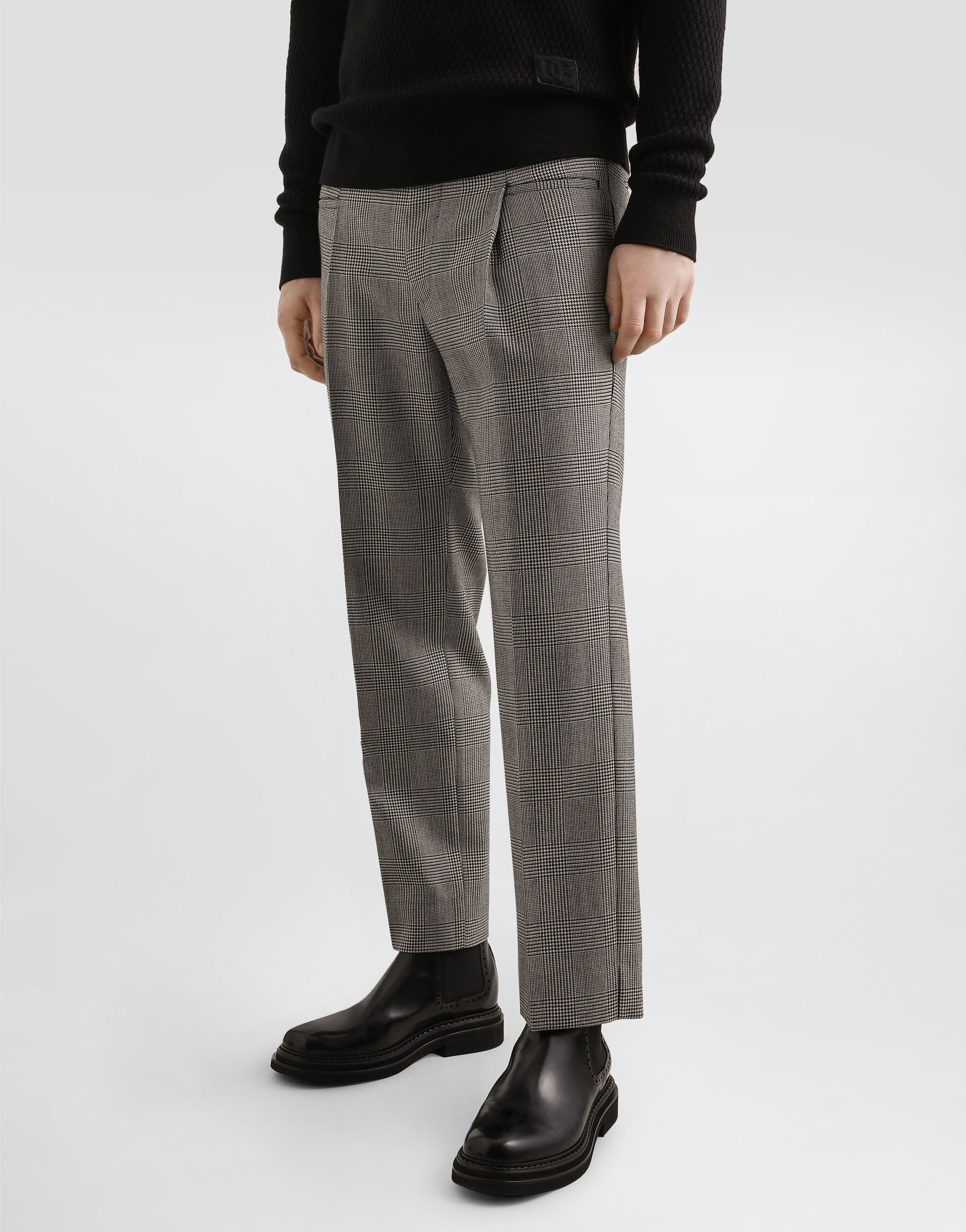 Glen plaid trousers - 4