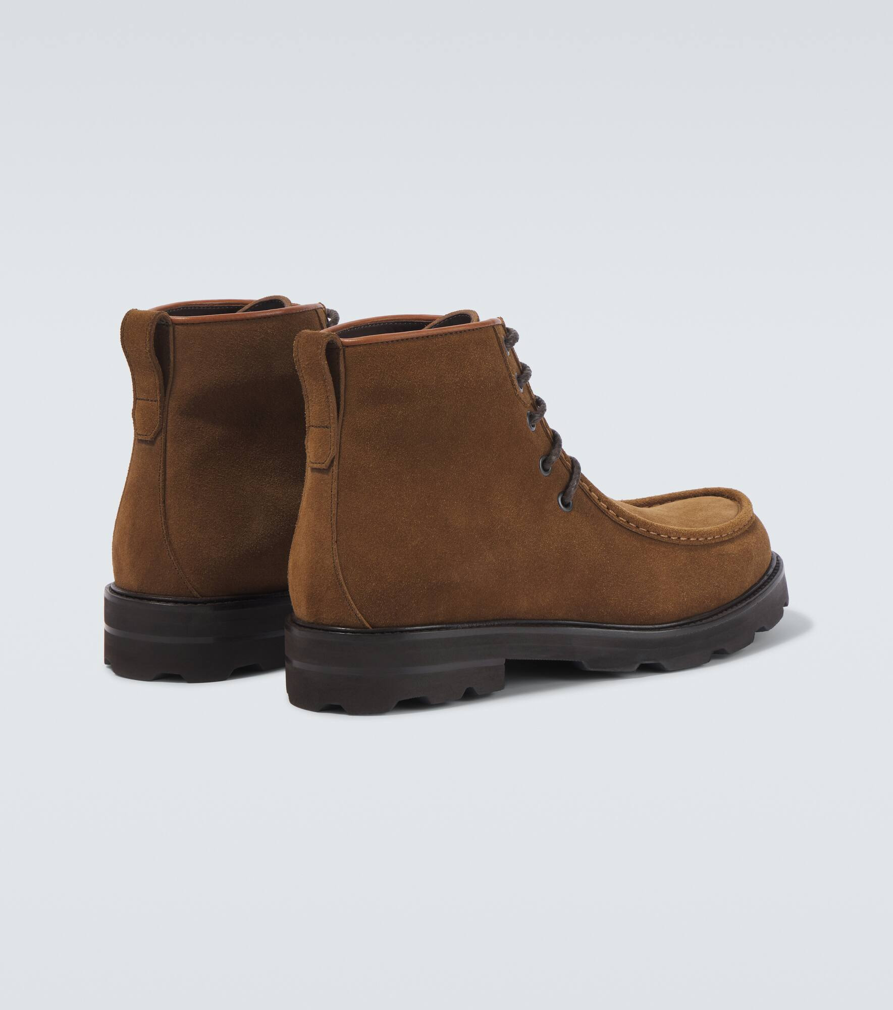 Suede lace-up boots - 6