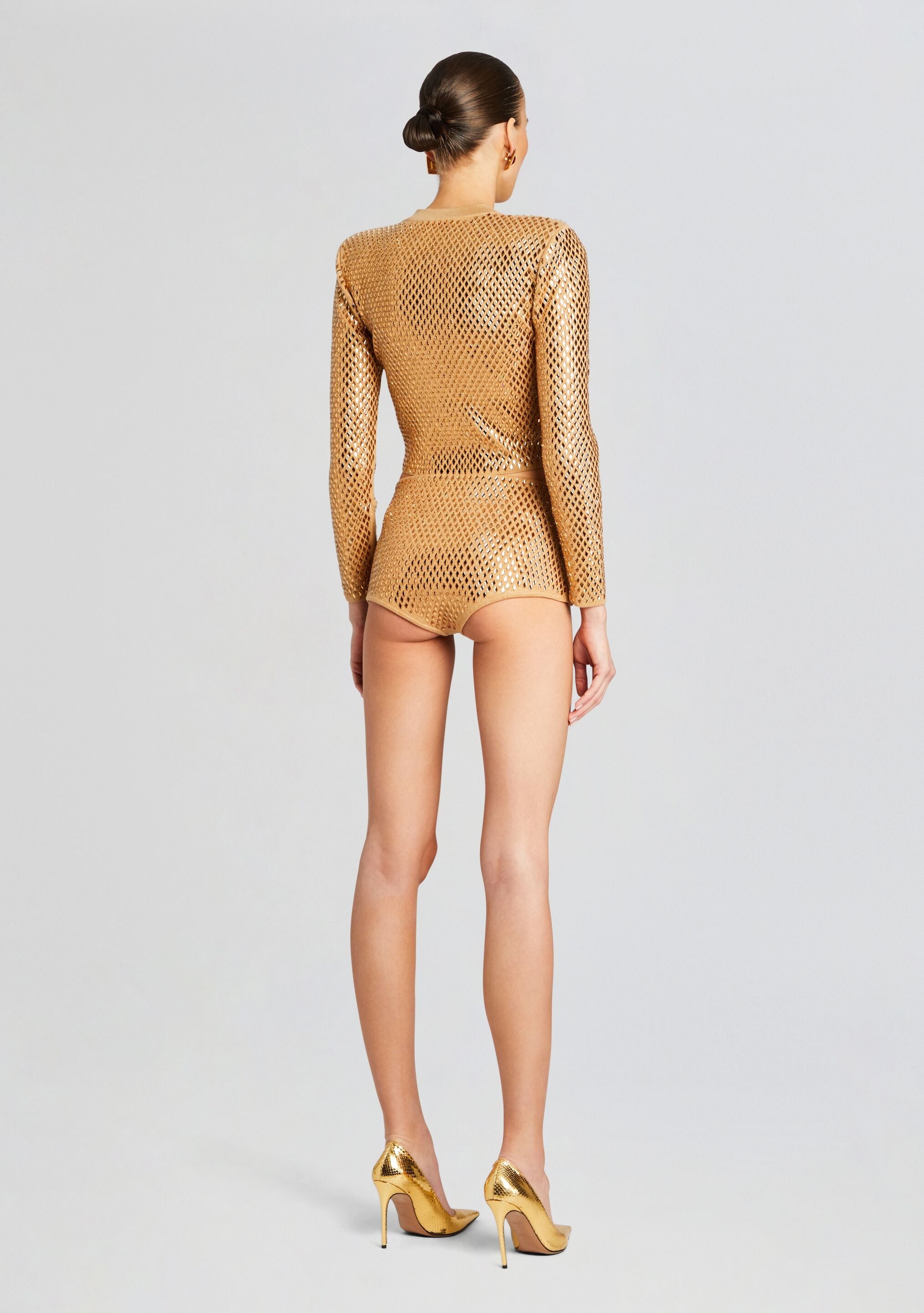 TRU EMBELLISHED KNIT SHORT - 4