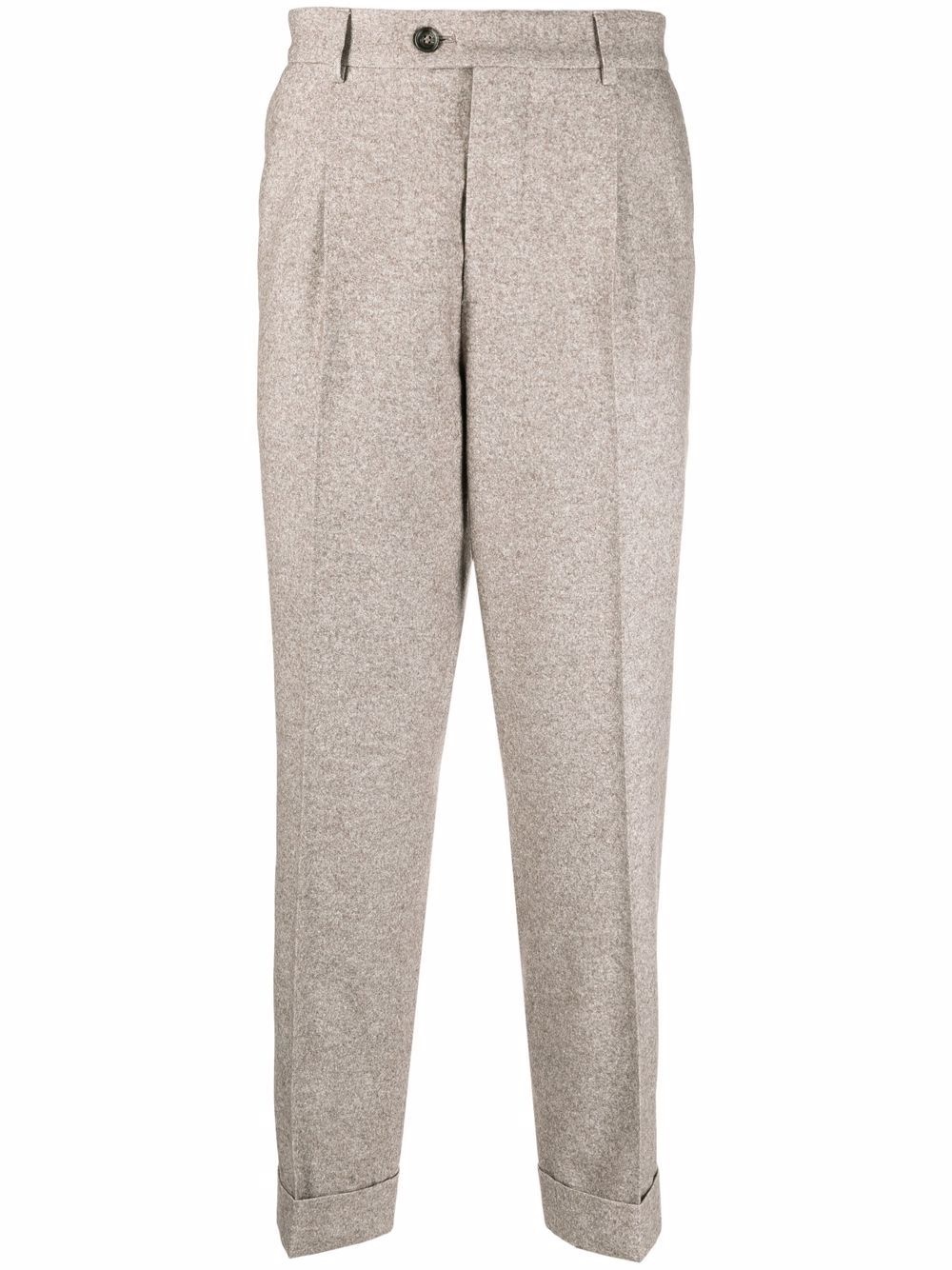 cropped tailored trousers - 1