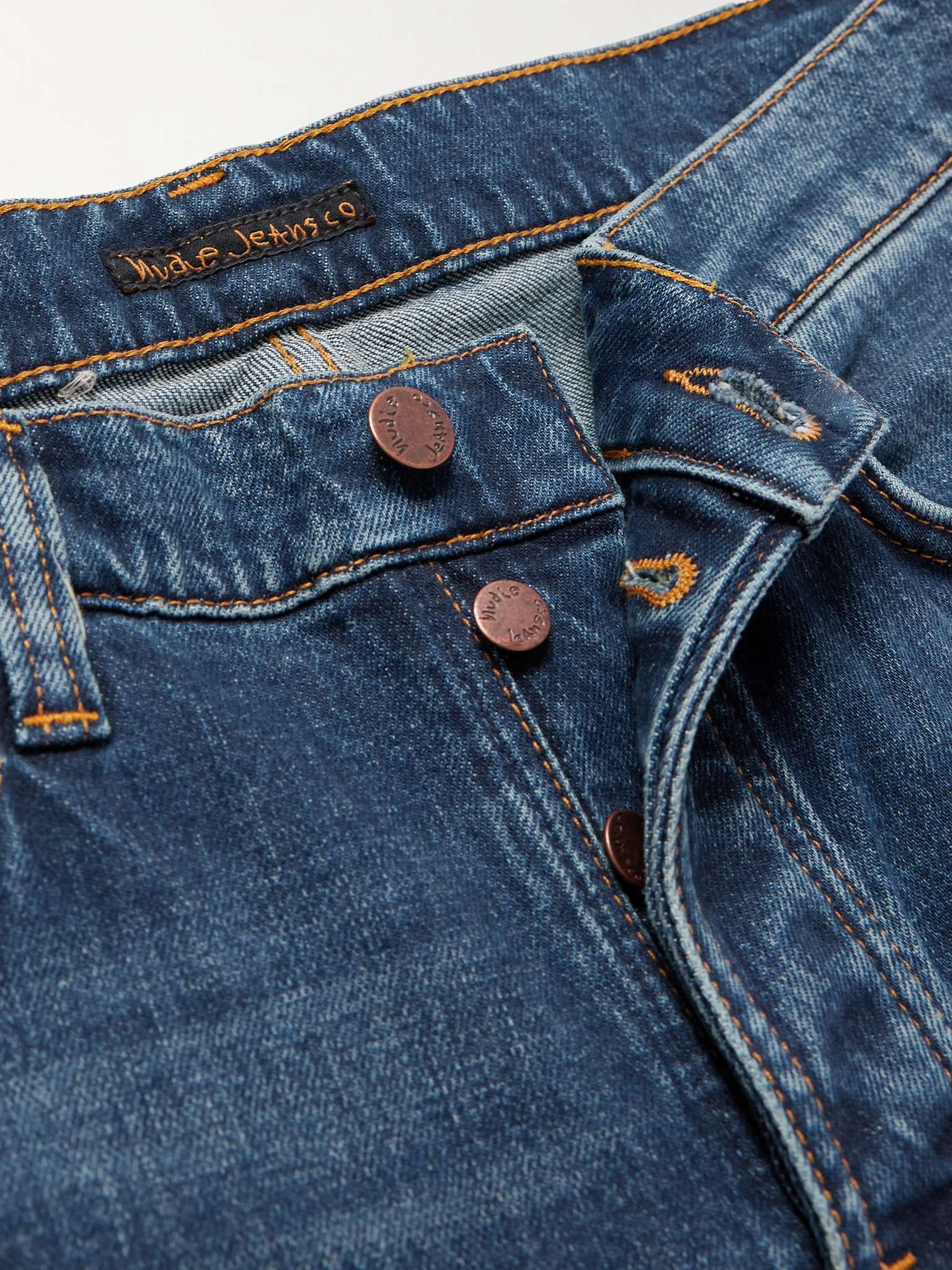 Solid Ollie Slim-Fit Straight-Leg Jeans - 3