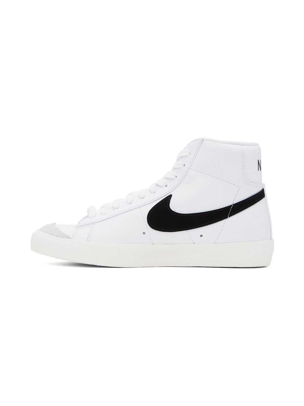 White & Black Blazer Mid '77 Sneakers - 3