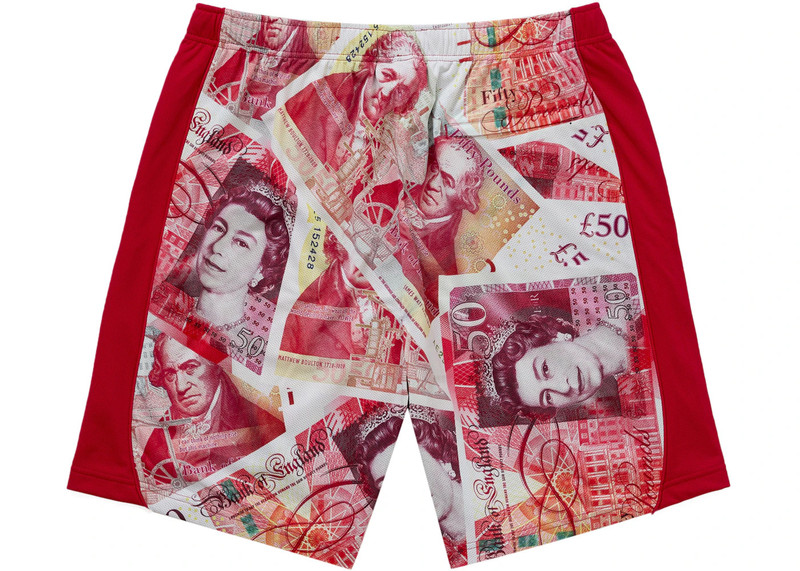 Supreme Supreme Pounds Soccer Short Red outlook