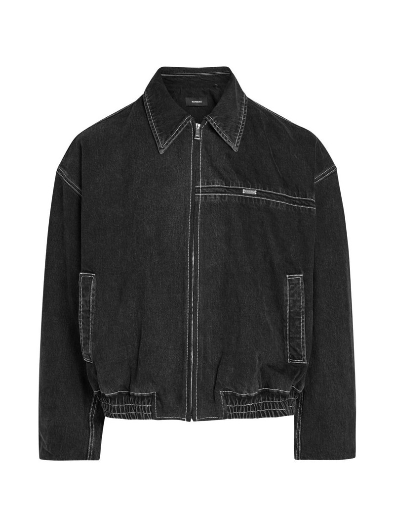 zip-fastening pocket jacket 1