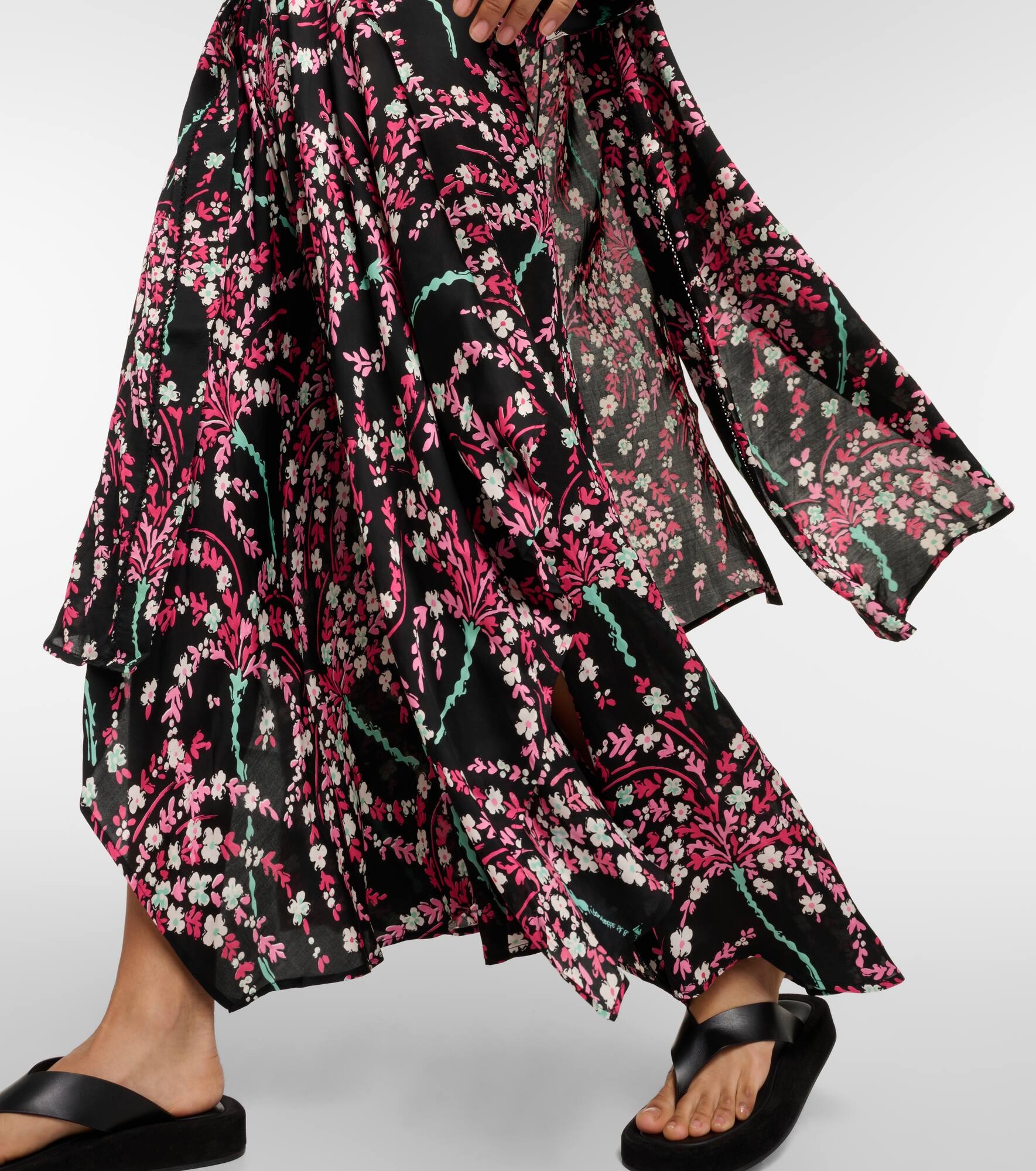 Erica printed robe - 5