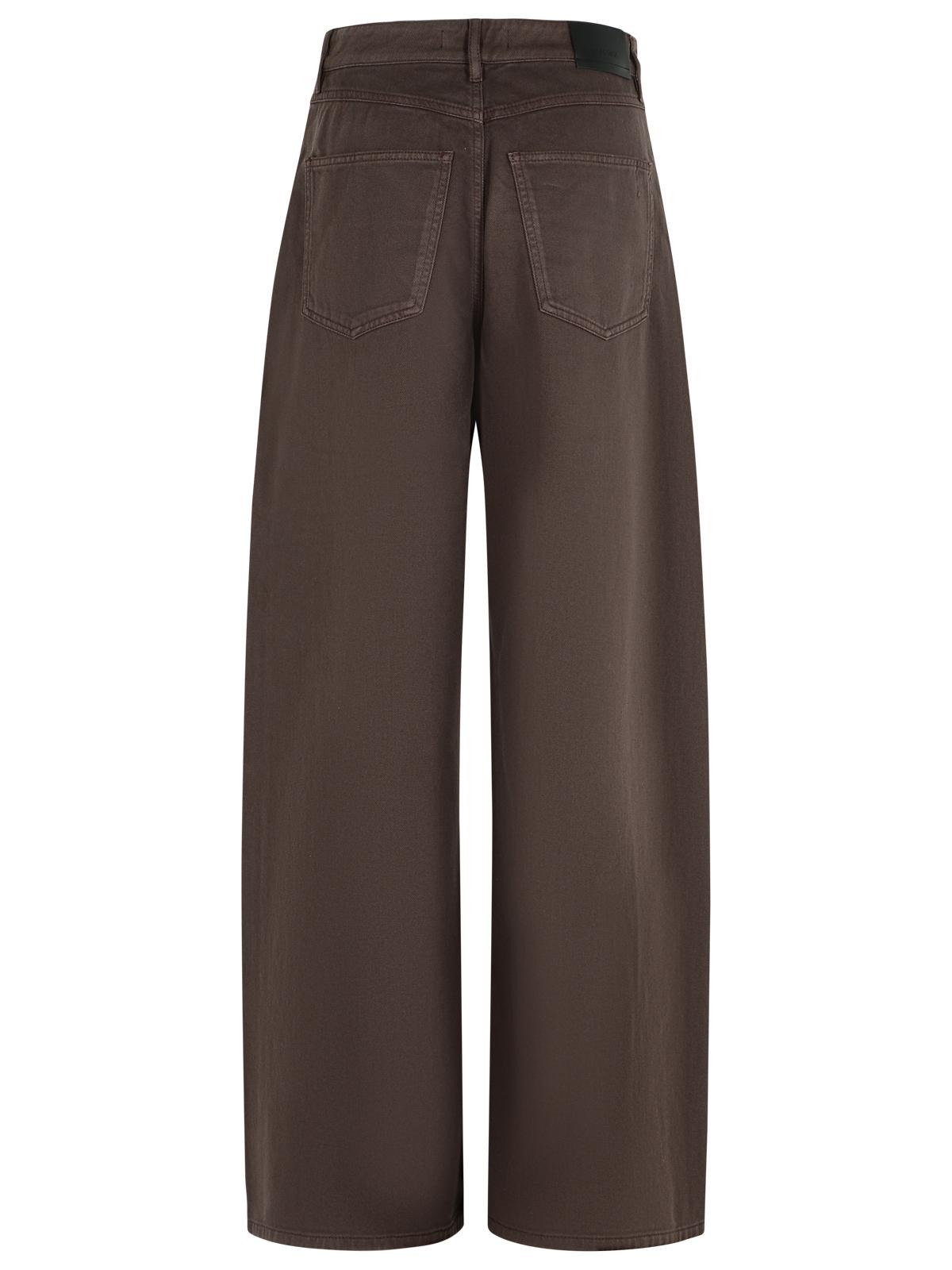Sportmax 'Siamese' Brown Cotton Jeans Women - 3