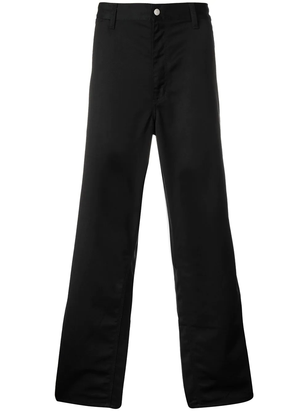 logo patch wide-leg trousers - 1