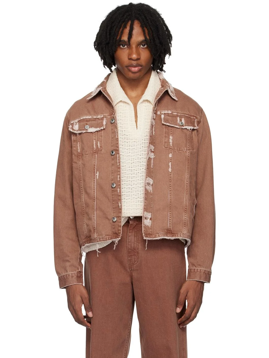 Pink Benico Denim Jacket - 1