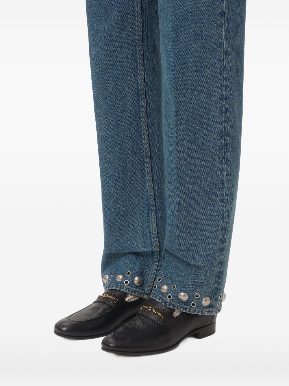 VLOGO SIGNATURE KIDSKIN MOCCASIN - 7