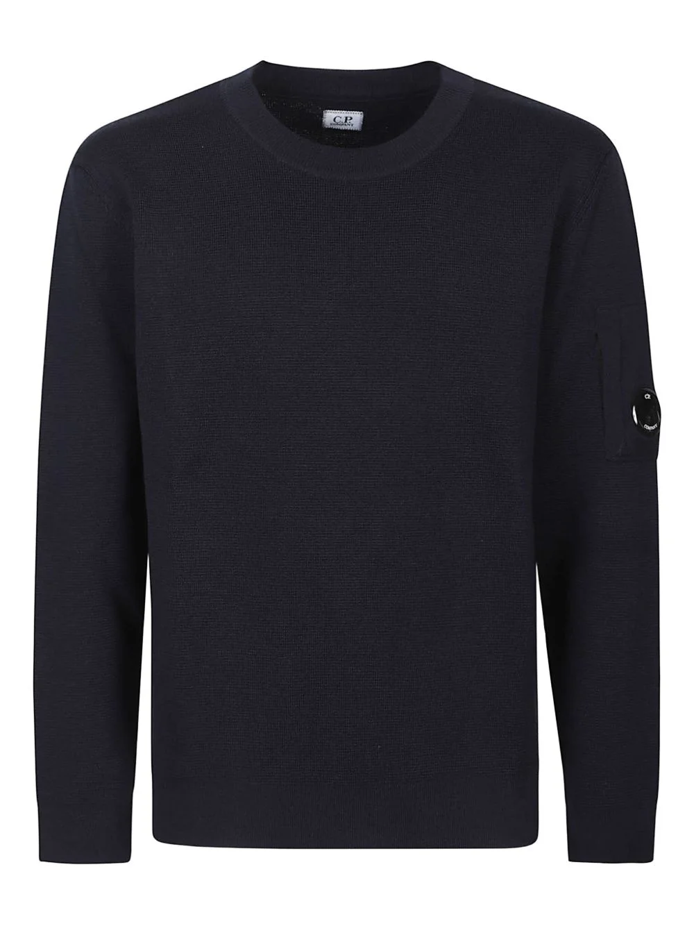 lens-pocket wool sweater - 1