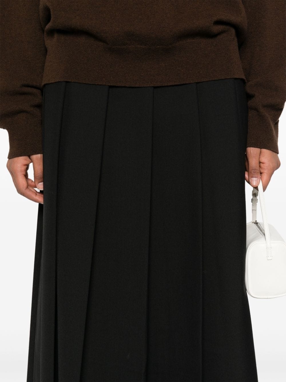 plissé wrap skirt - 5