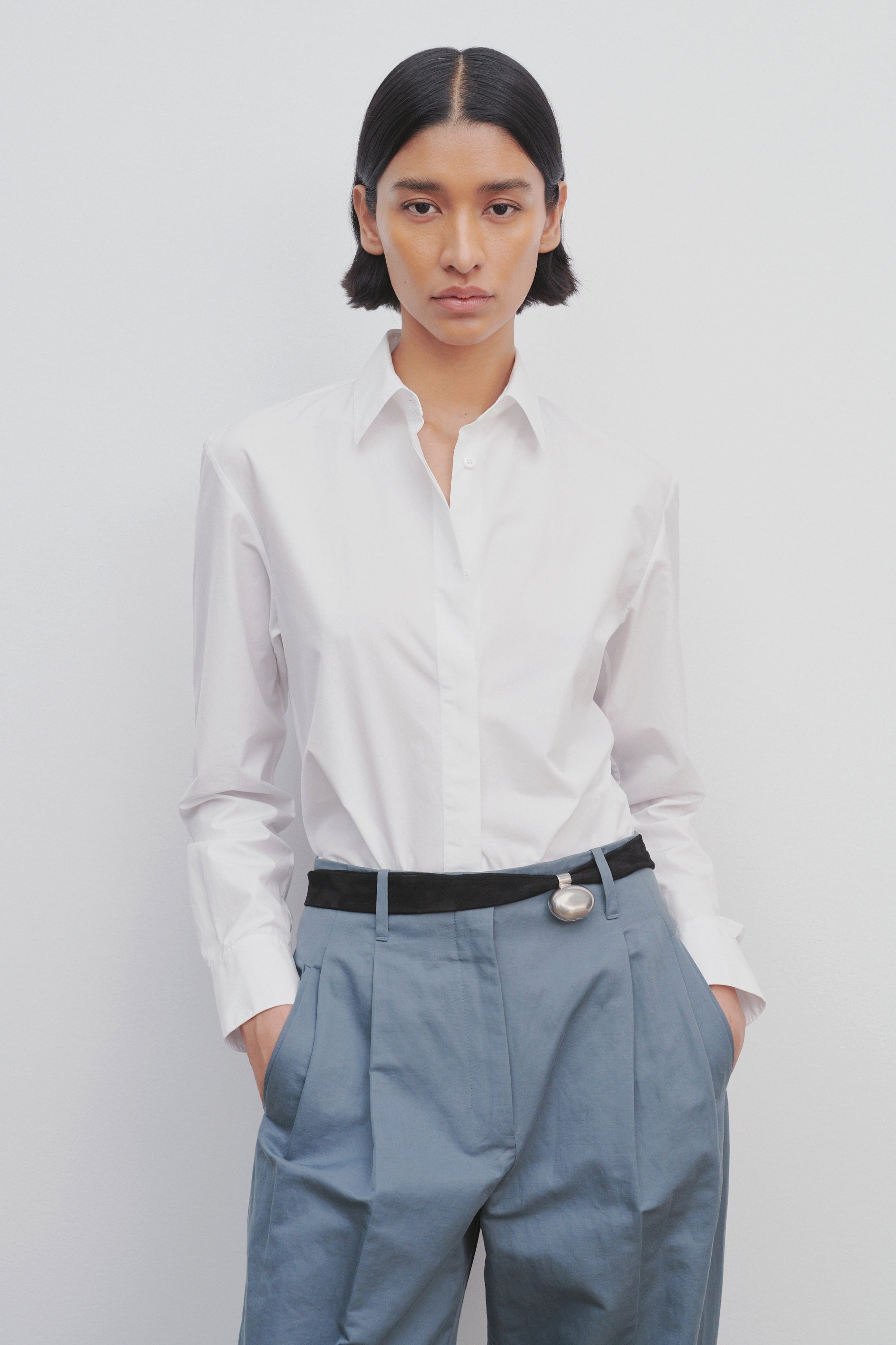 Derica Shirt in Cotton and Cashmere - 3
