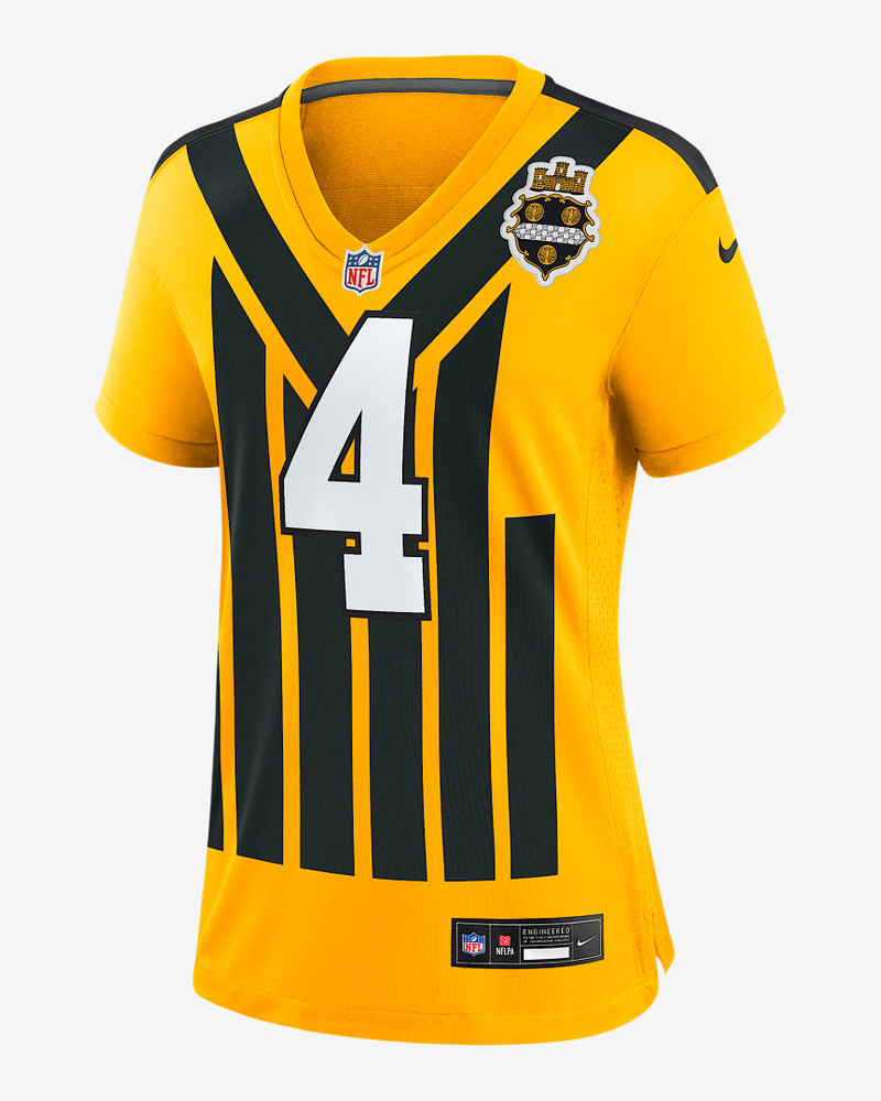 DK Metcalf Pittsburgh Steelers Women’s Nike NFL Game Jersey 1