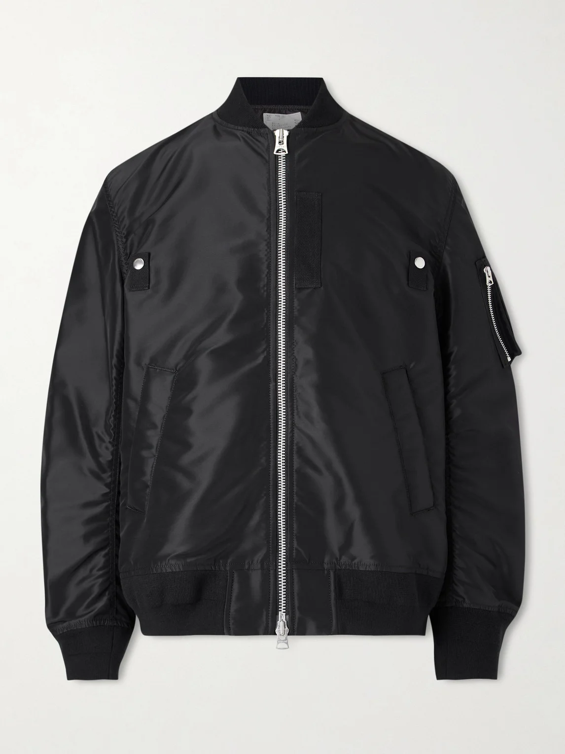 Padded Nylon-Twill Bomber Jacket - 1