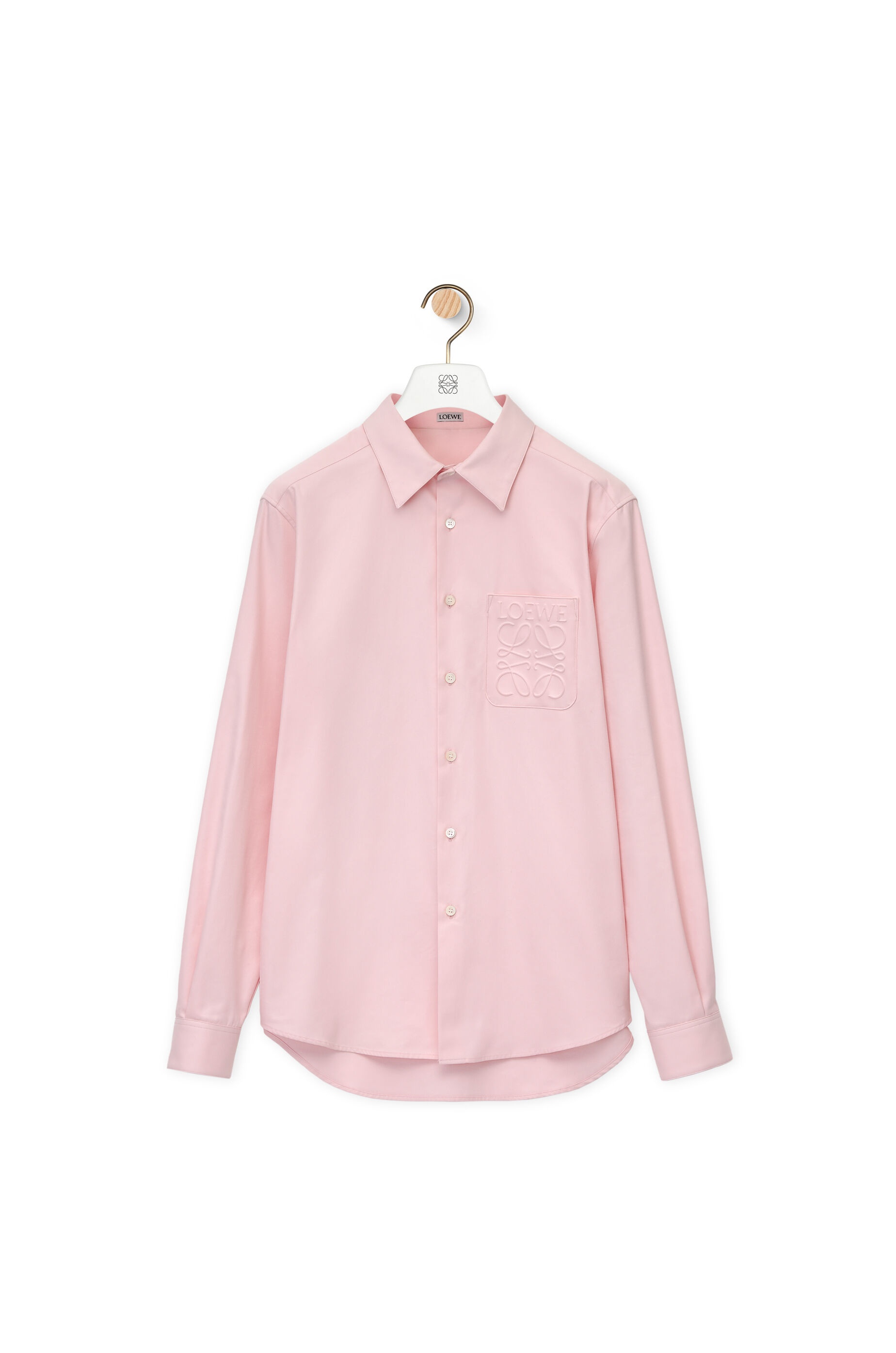 Anagram debossed shirt in cotton - 1