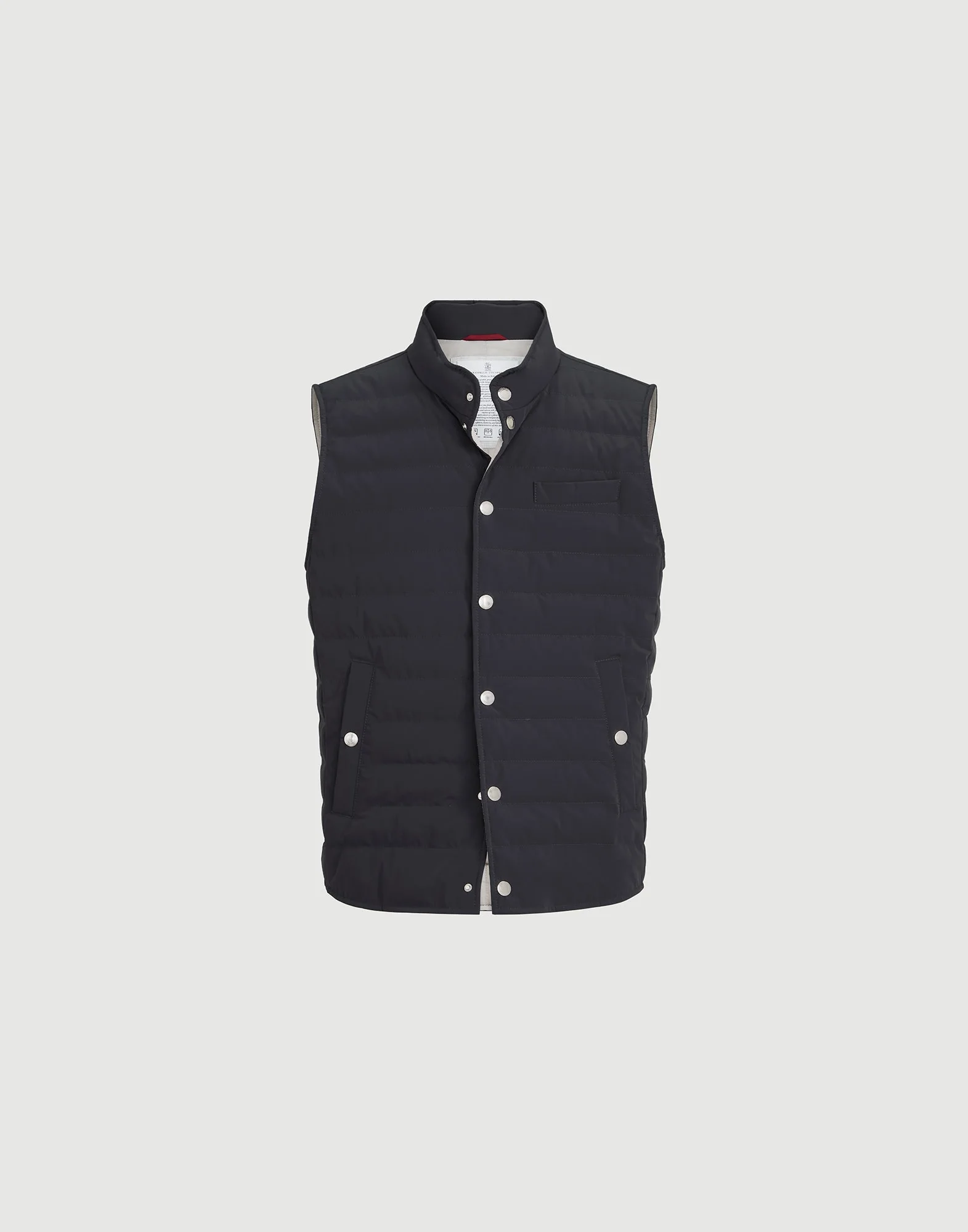 Bonded taffeta lightweight down vest - 1