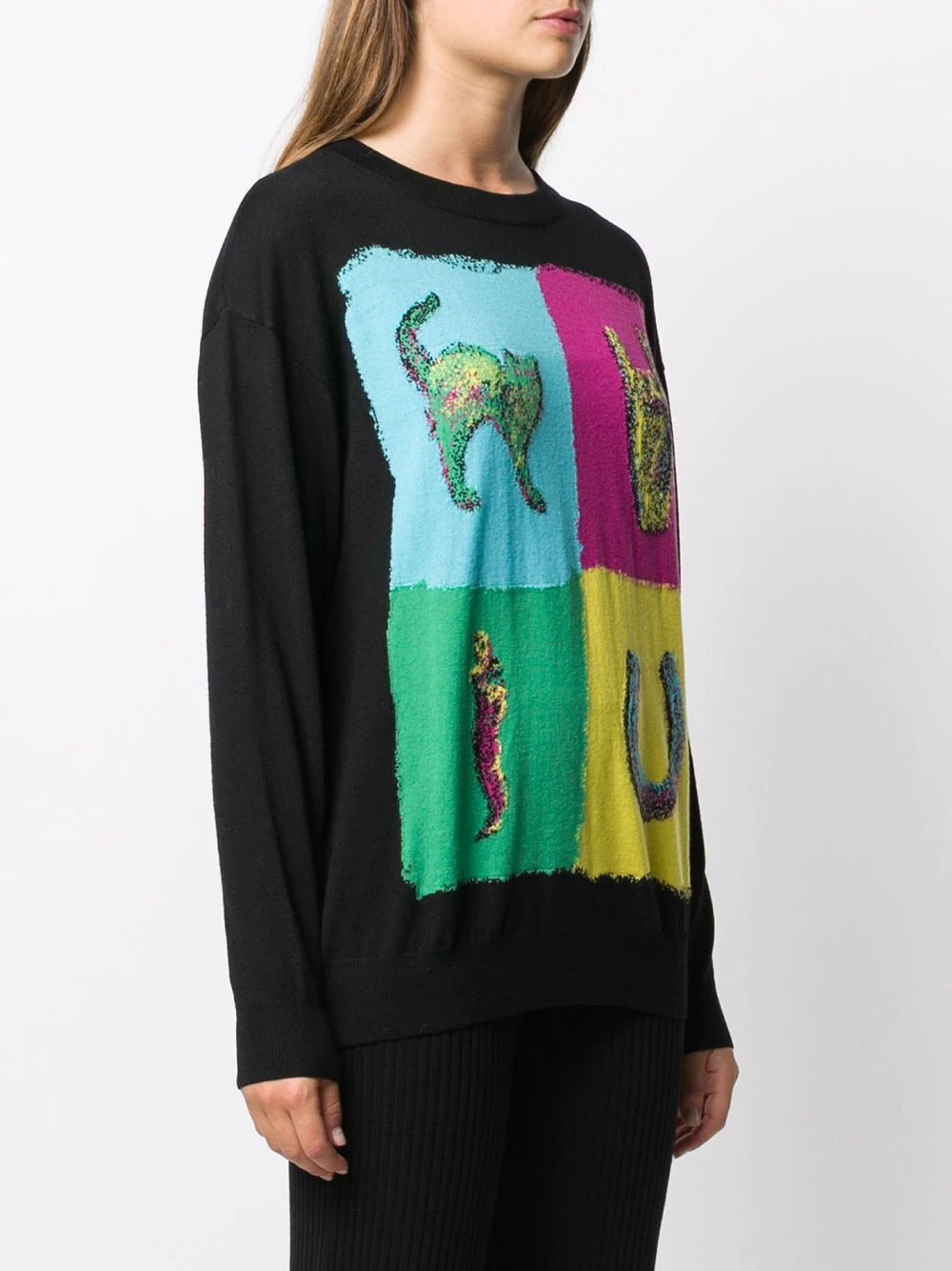 graphic print jumper - 3