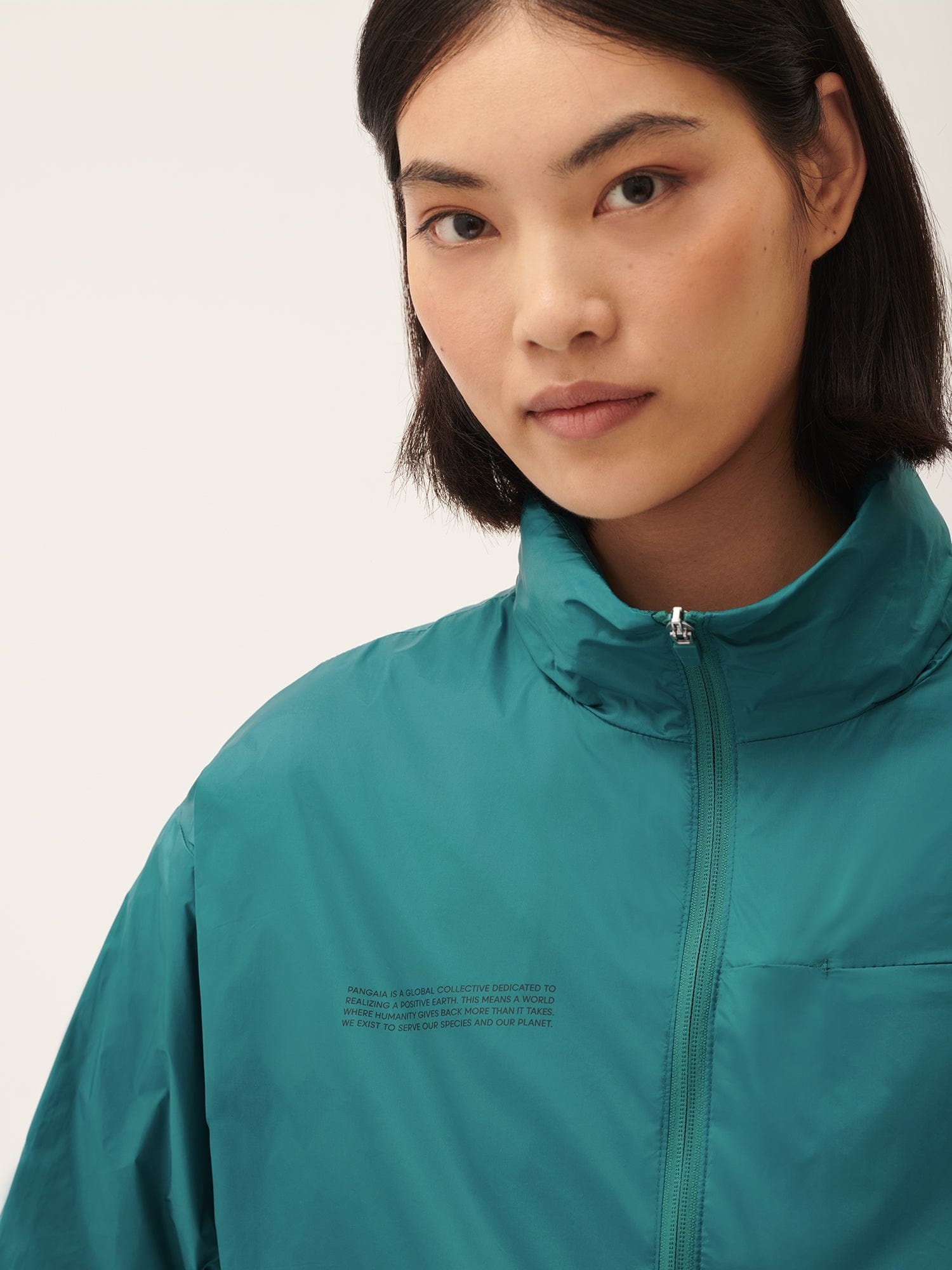 Women's DNA Recycled Nylon Packable Jacket - Scarab Teal - 5
