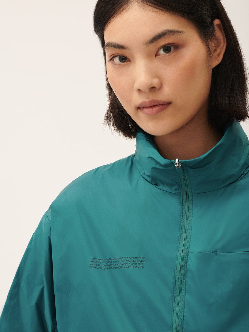 Women's DNA Recycled Nylon Packable Jacket - Scarab Teal 5