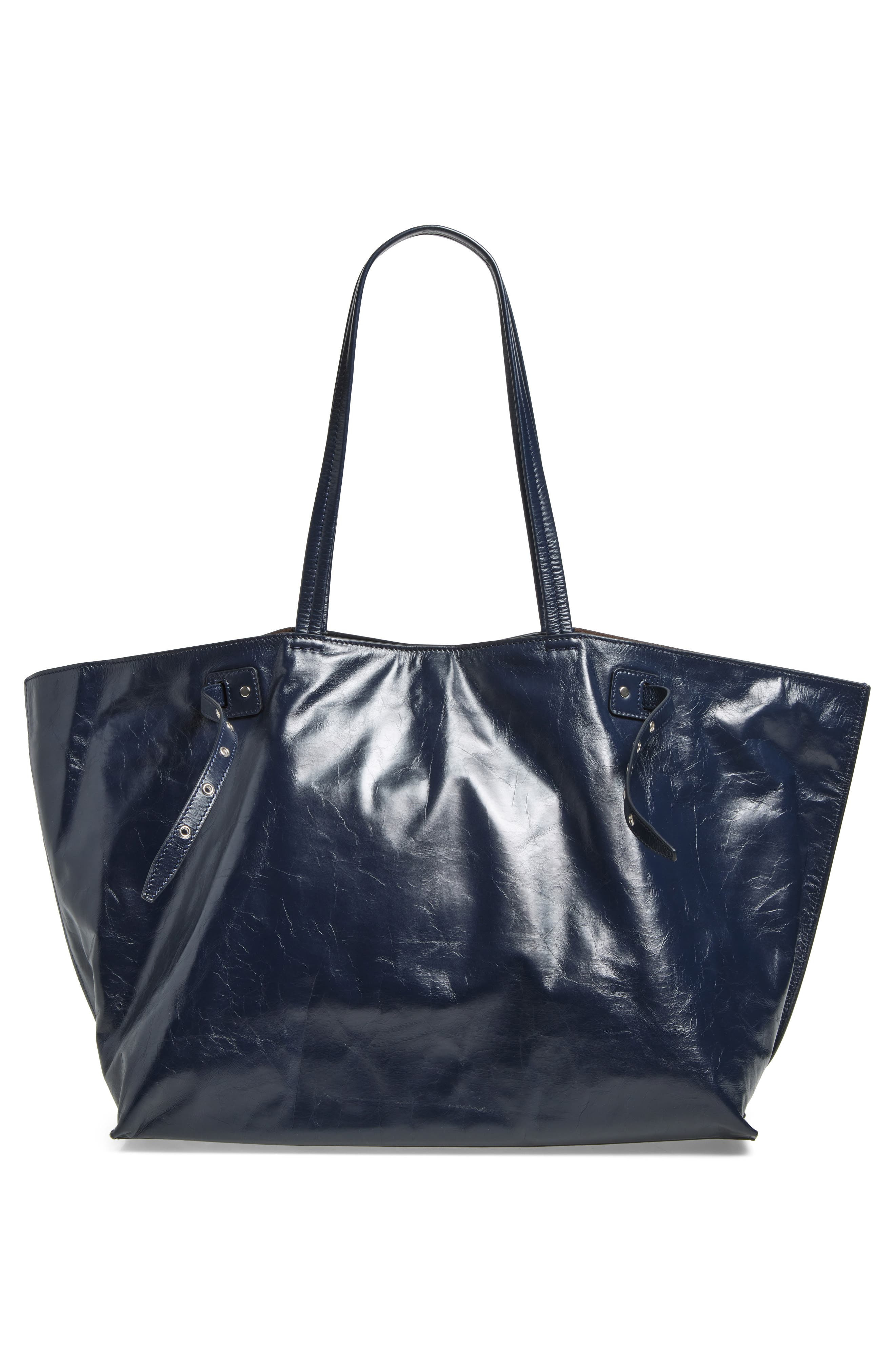 Proenza Schouler Days Leather Tote in Navy at Nordstrom - 3
