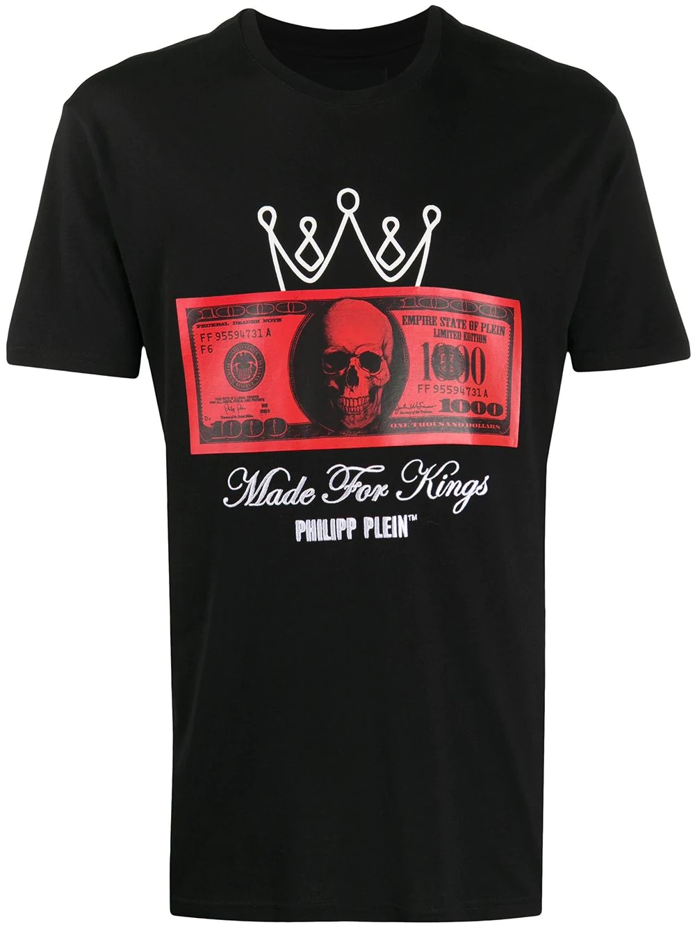 money print T-shirt - 1