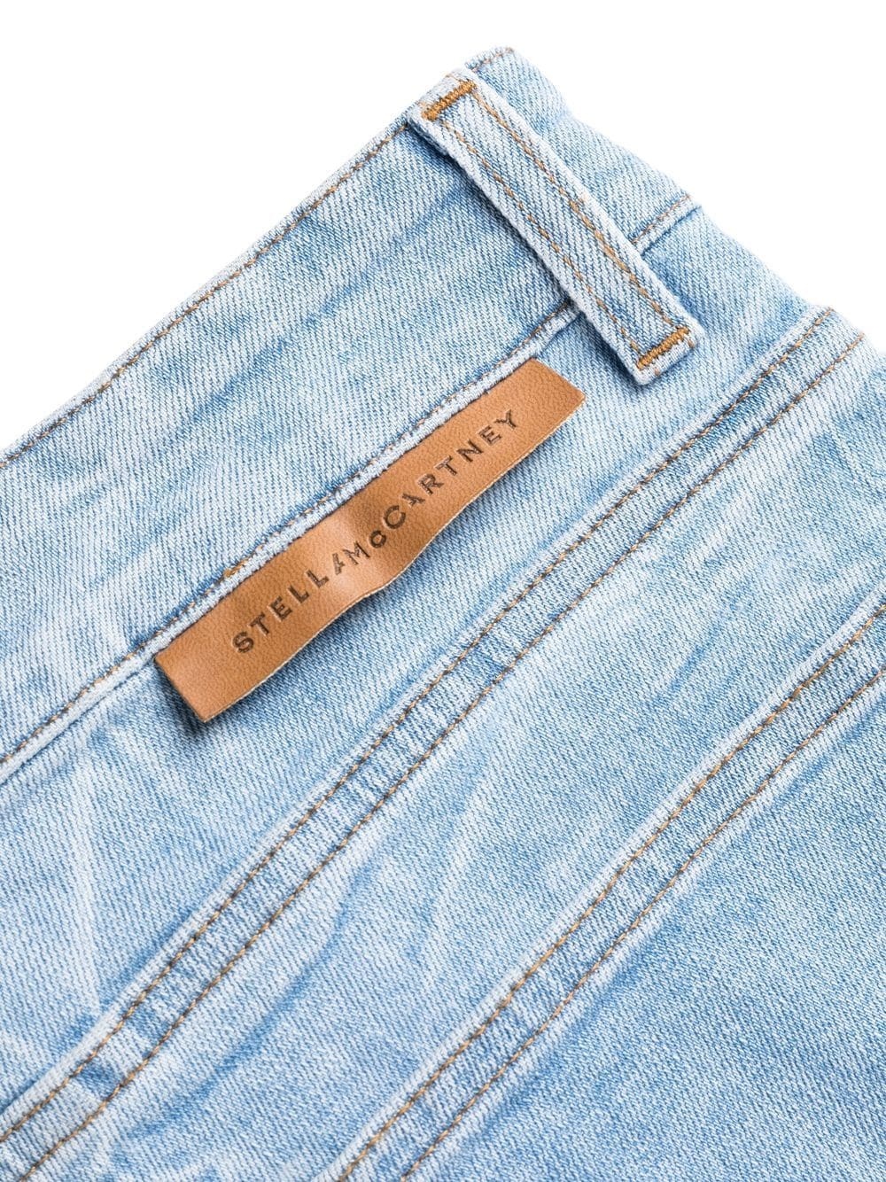 logo-patch denim jeans - 5