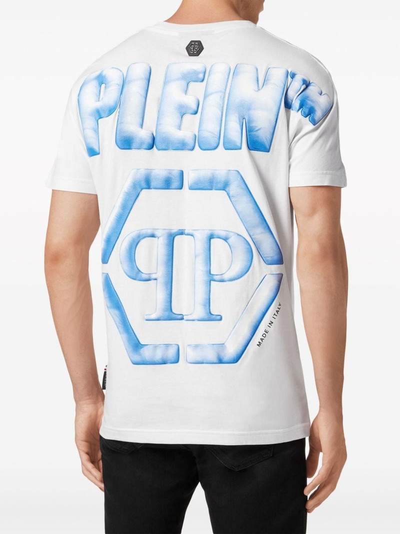 SS Hexagon-print cotton T-shirt 4