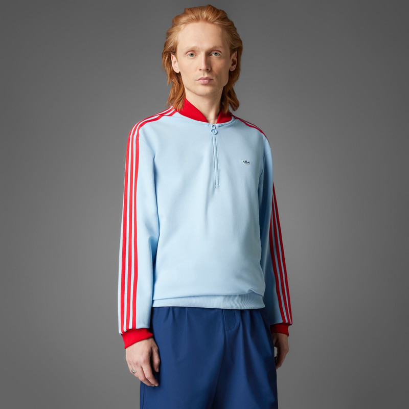 adidas Originals 3-Stripes 1/4 Zip Sweatshirt outlook