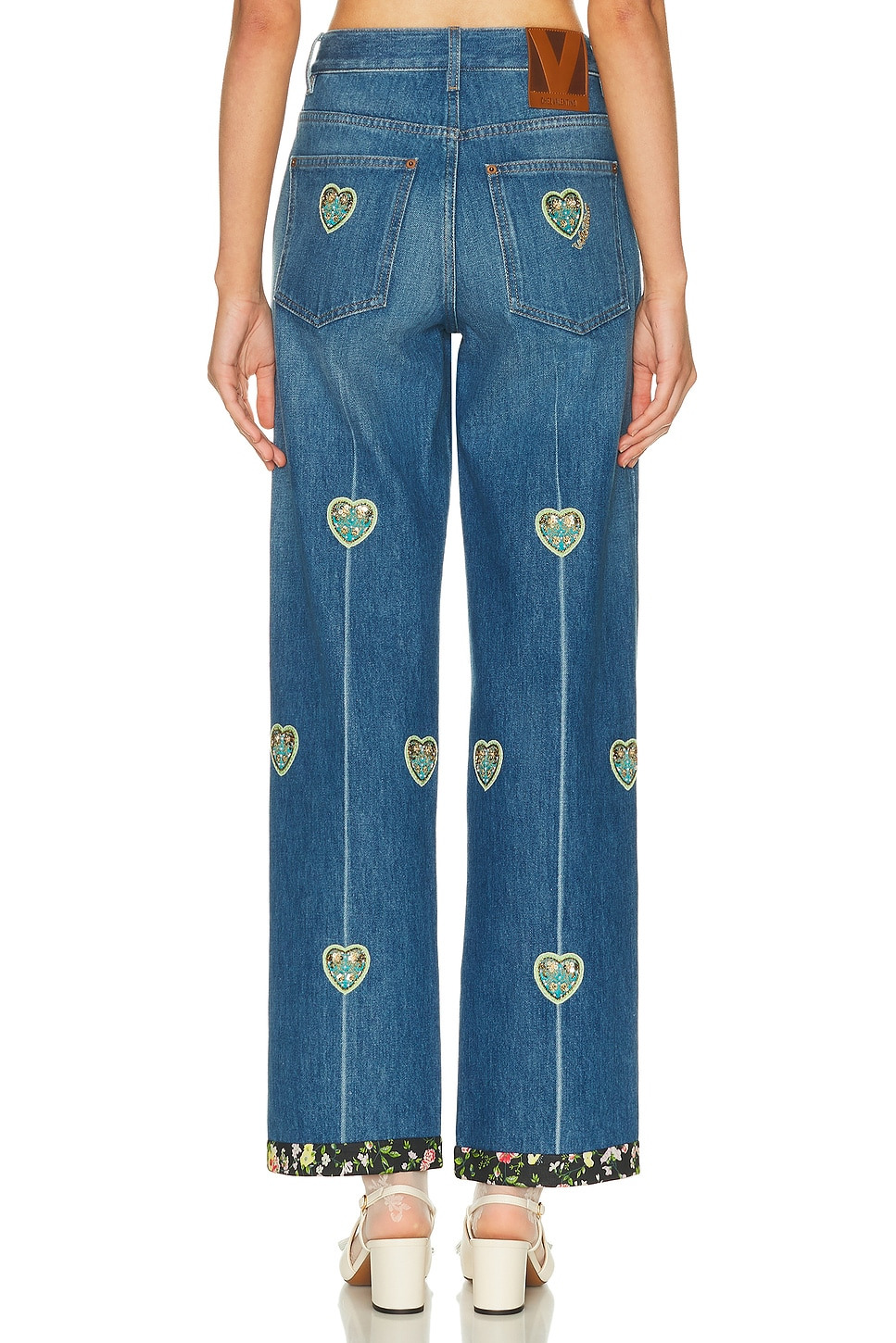 Embroidered Wide Leg - 4