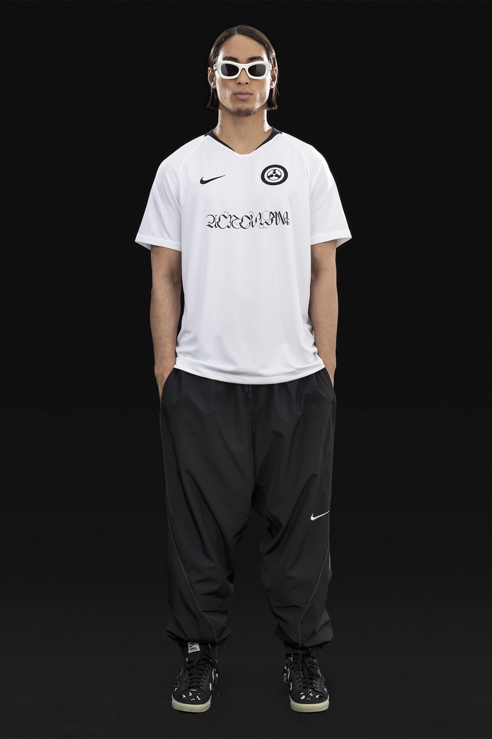GGG-T1-100 Nike® Acronym® Stadium Jersey White/White - 12