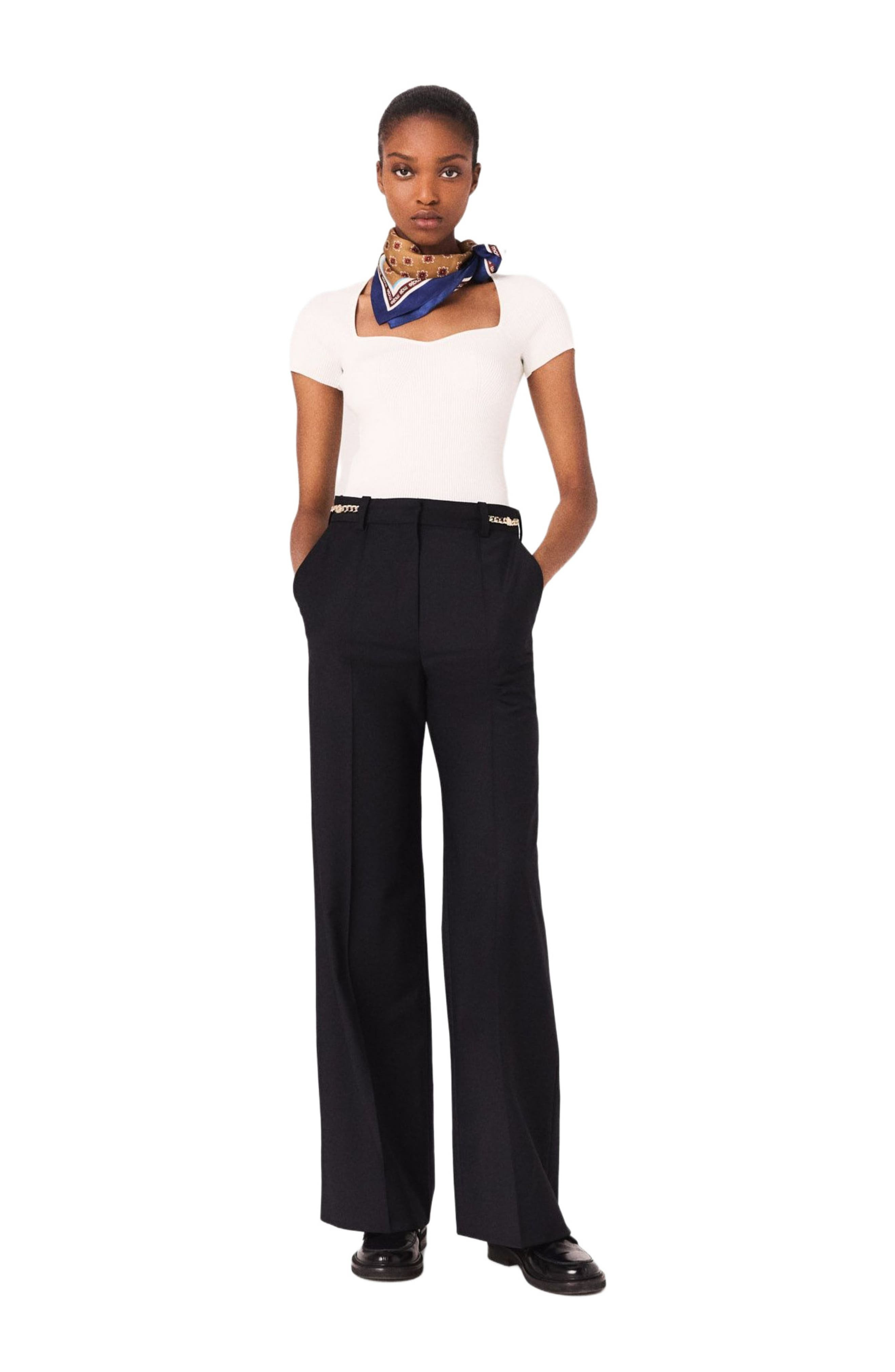 maje Knit top in Ecru at Nordstrom - 4