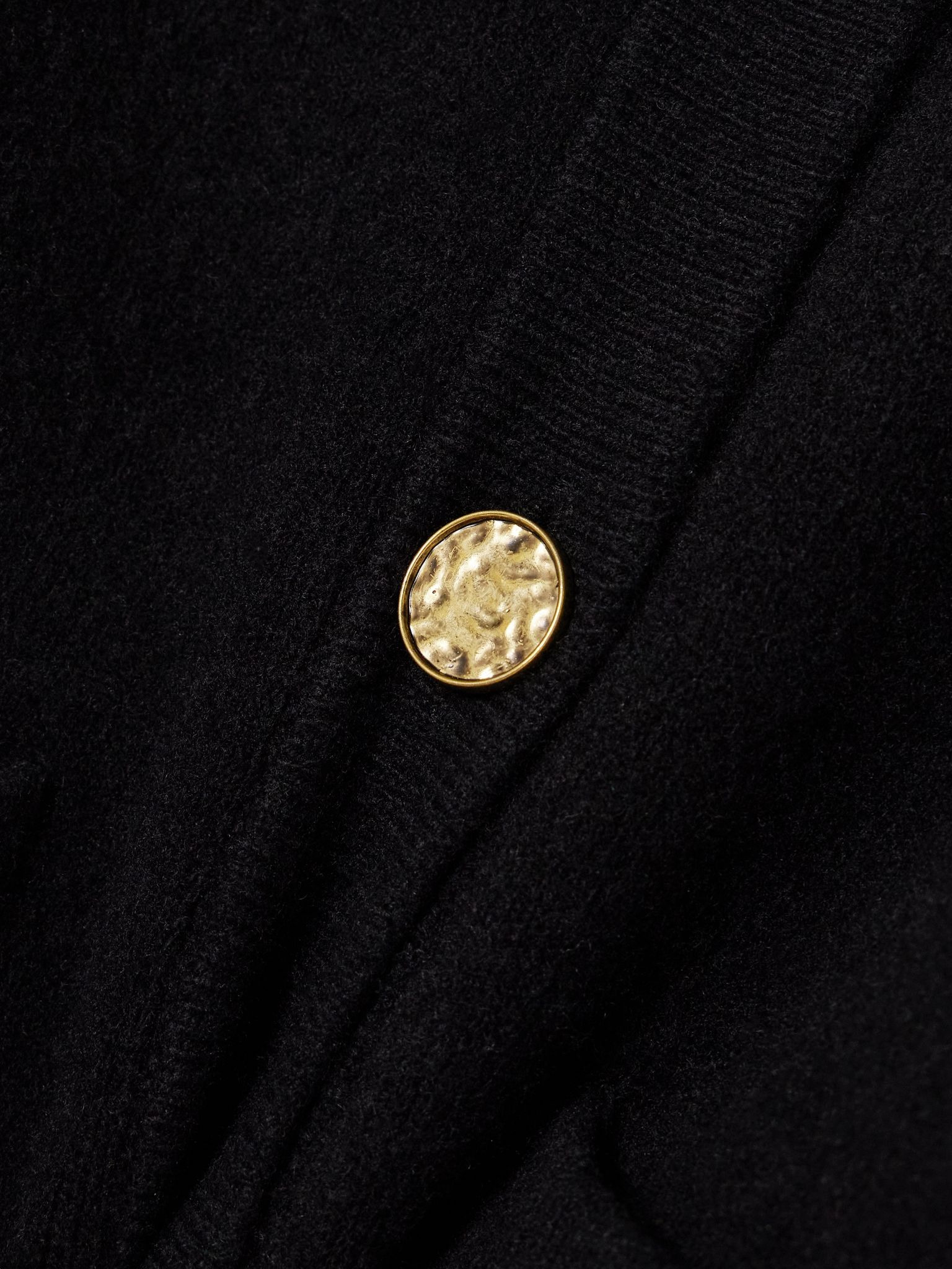 Wool-blend cardigan Black - 4