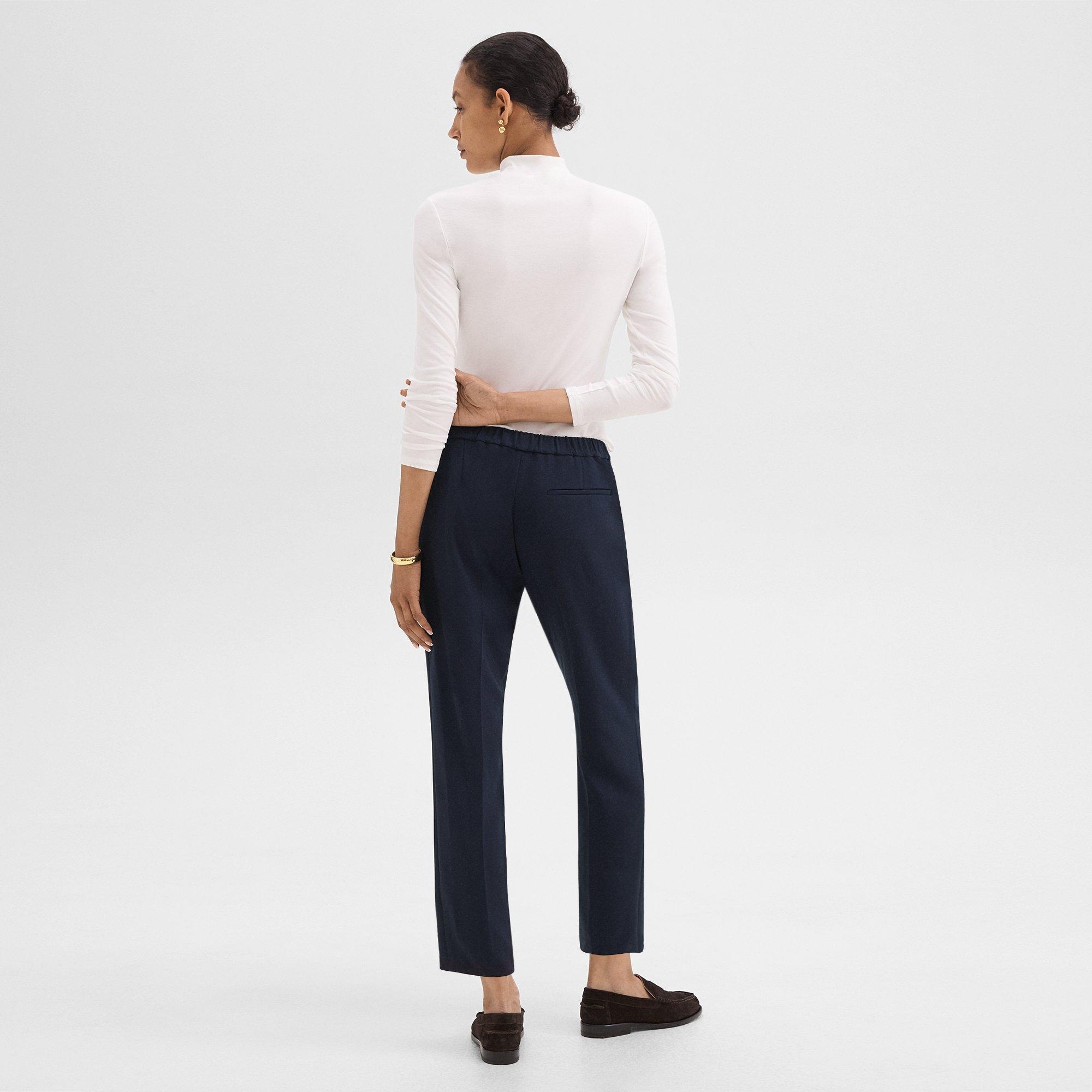 Treeca Pull-On Pant in Admiral Crepe - 4