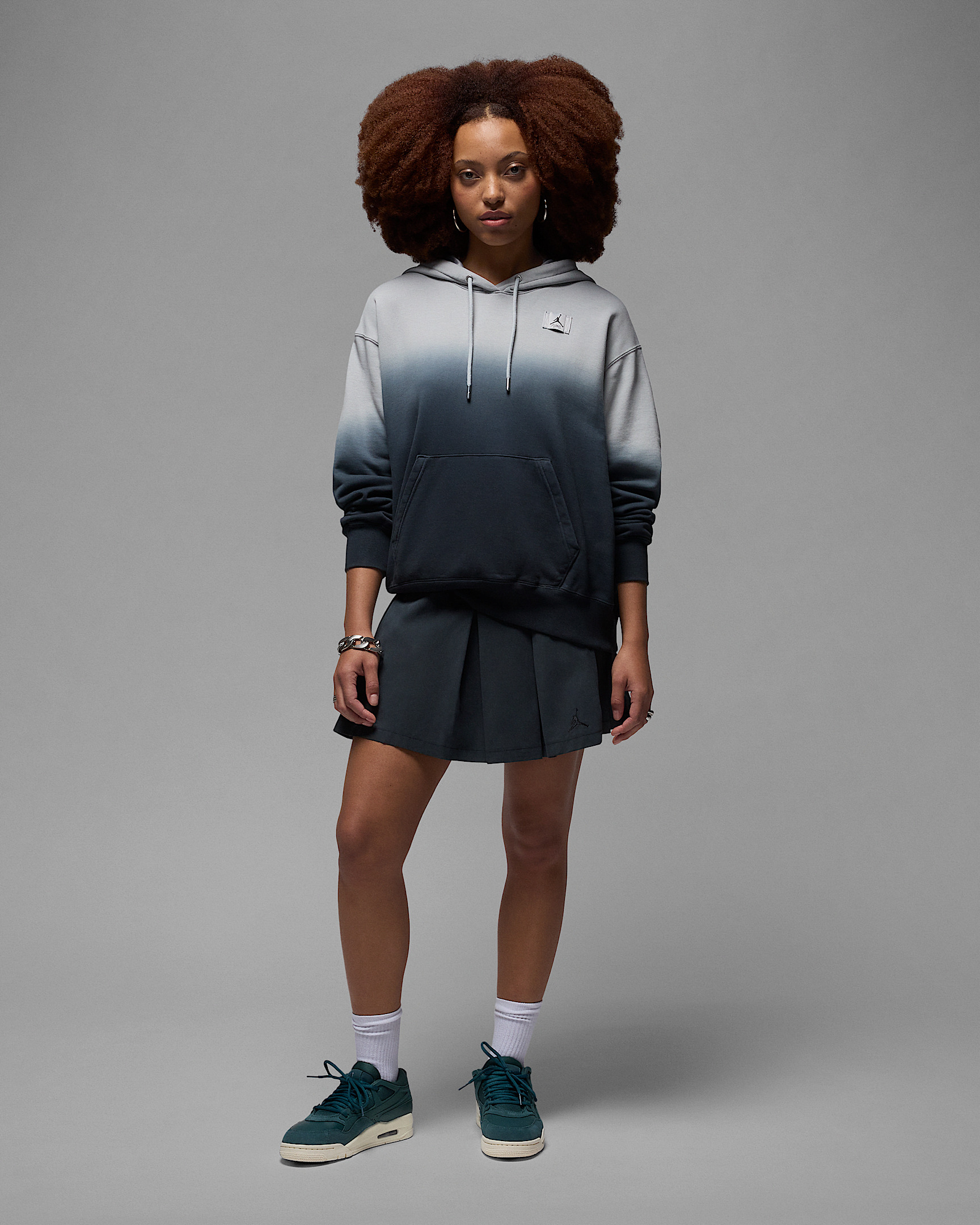 Jordan Flight Fleece Women's Satin-Lined Pullover Hoodie - 8