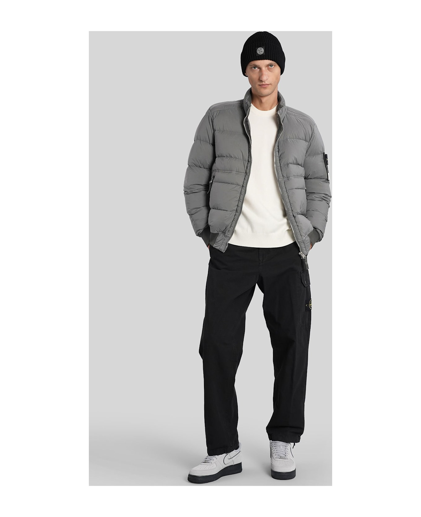 Puffer In Grey Polyamide - 2