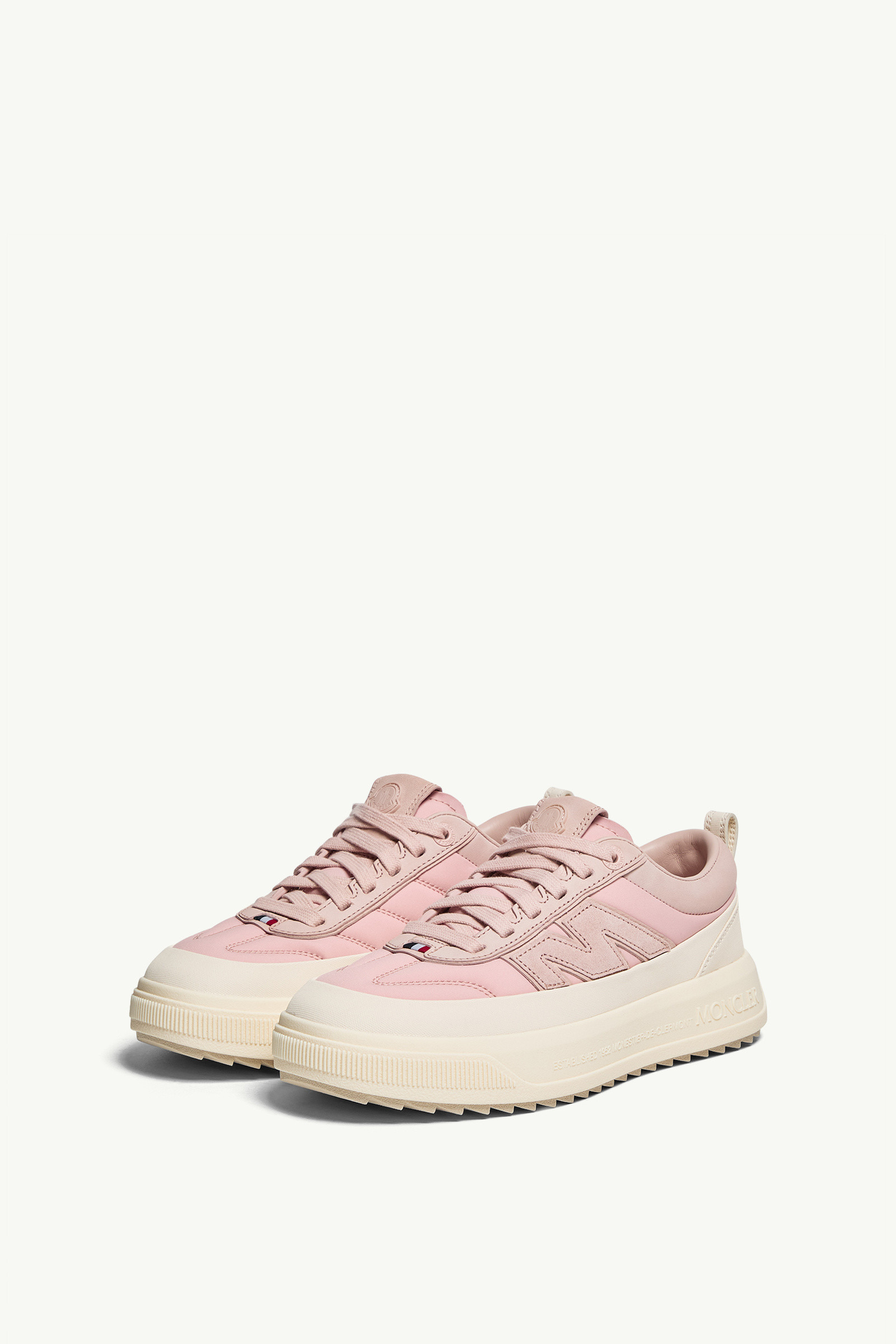 Moncler Altive Nubuck & Suede Sneakers - 4
